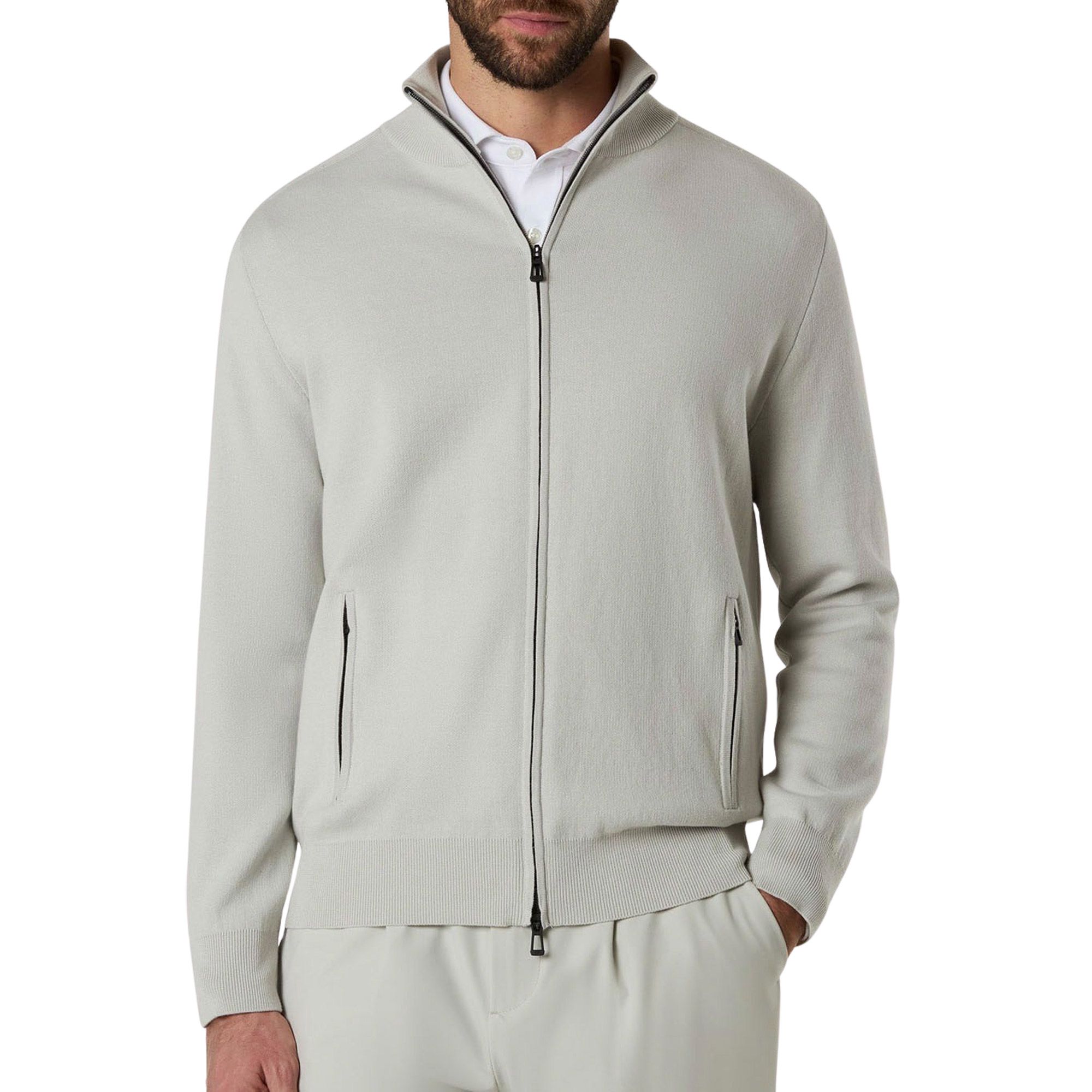 North Sails Bonded Full-zip Sweater Heren