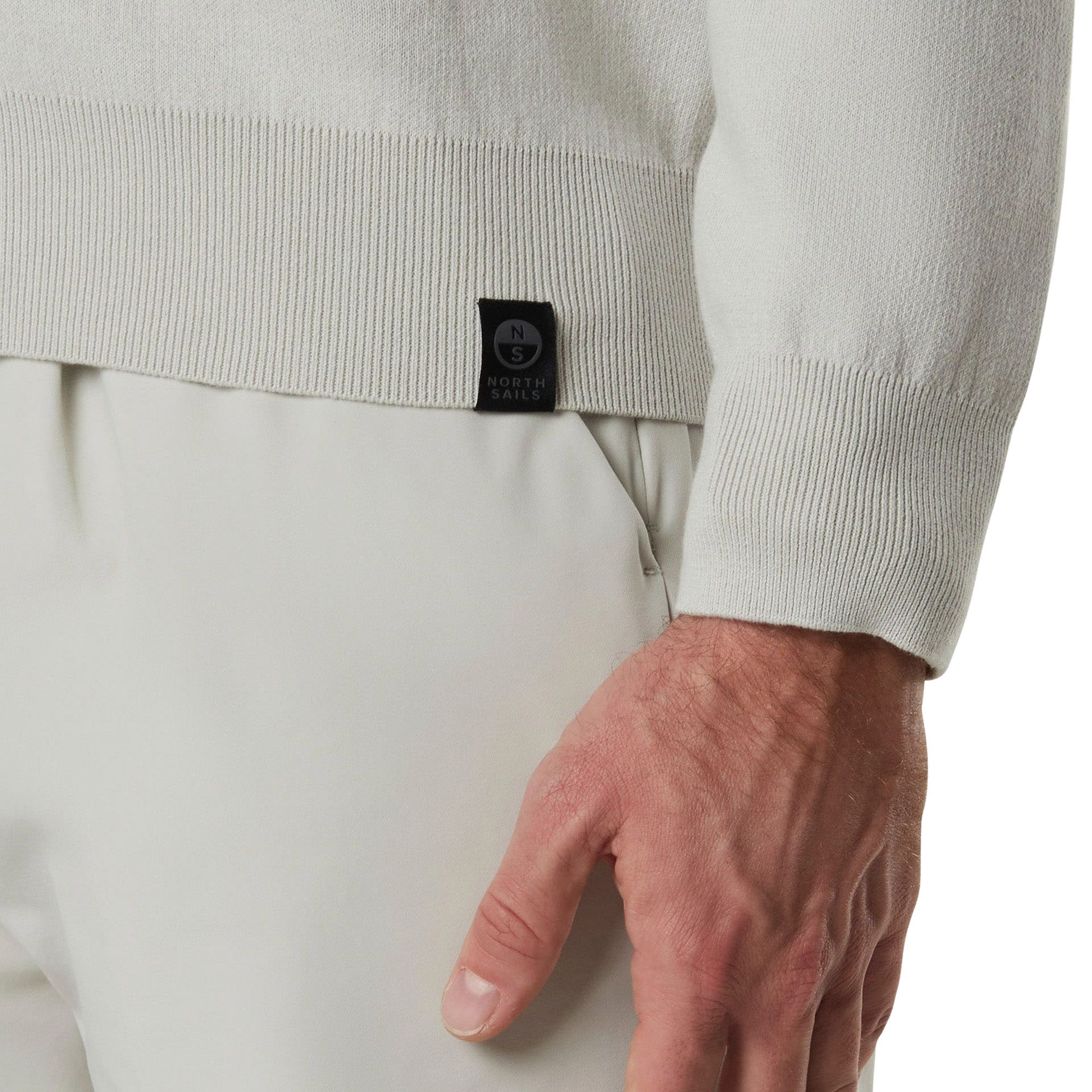 North Sails Bonded Full-zip Sweater Heren