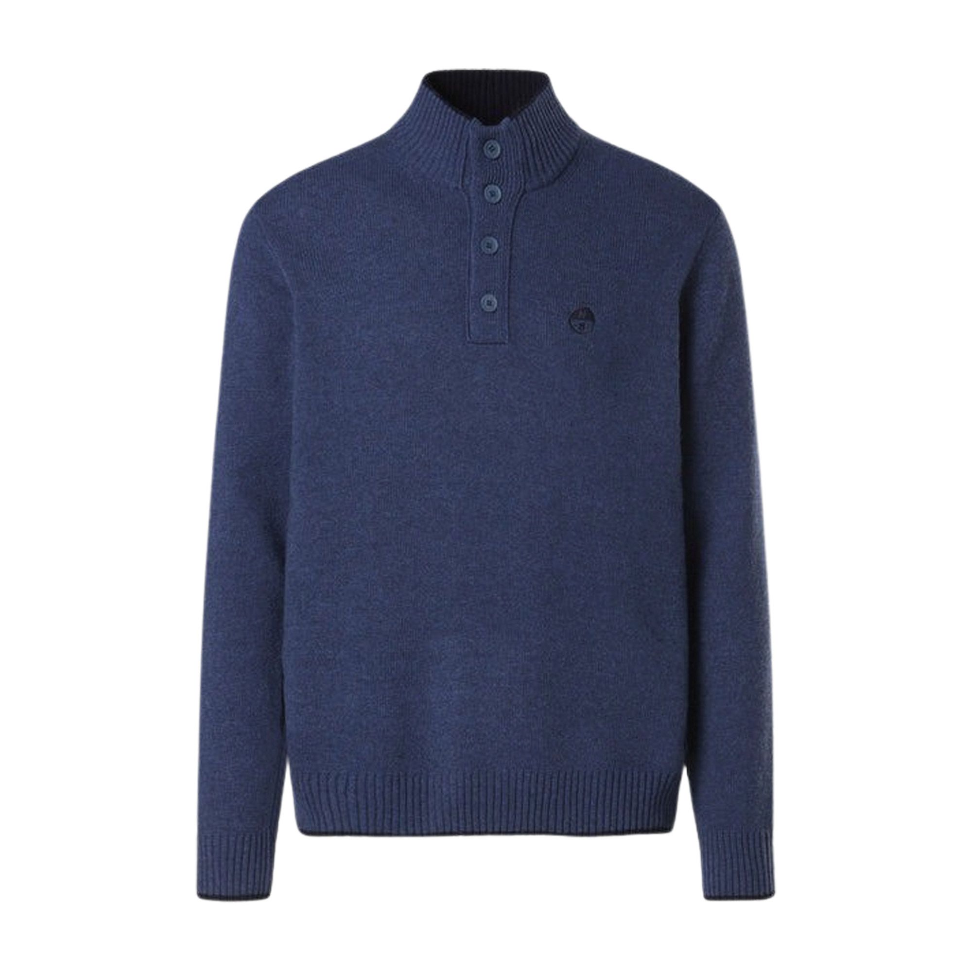 North Sails Knit Half Buttons Sweater Heren