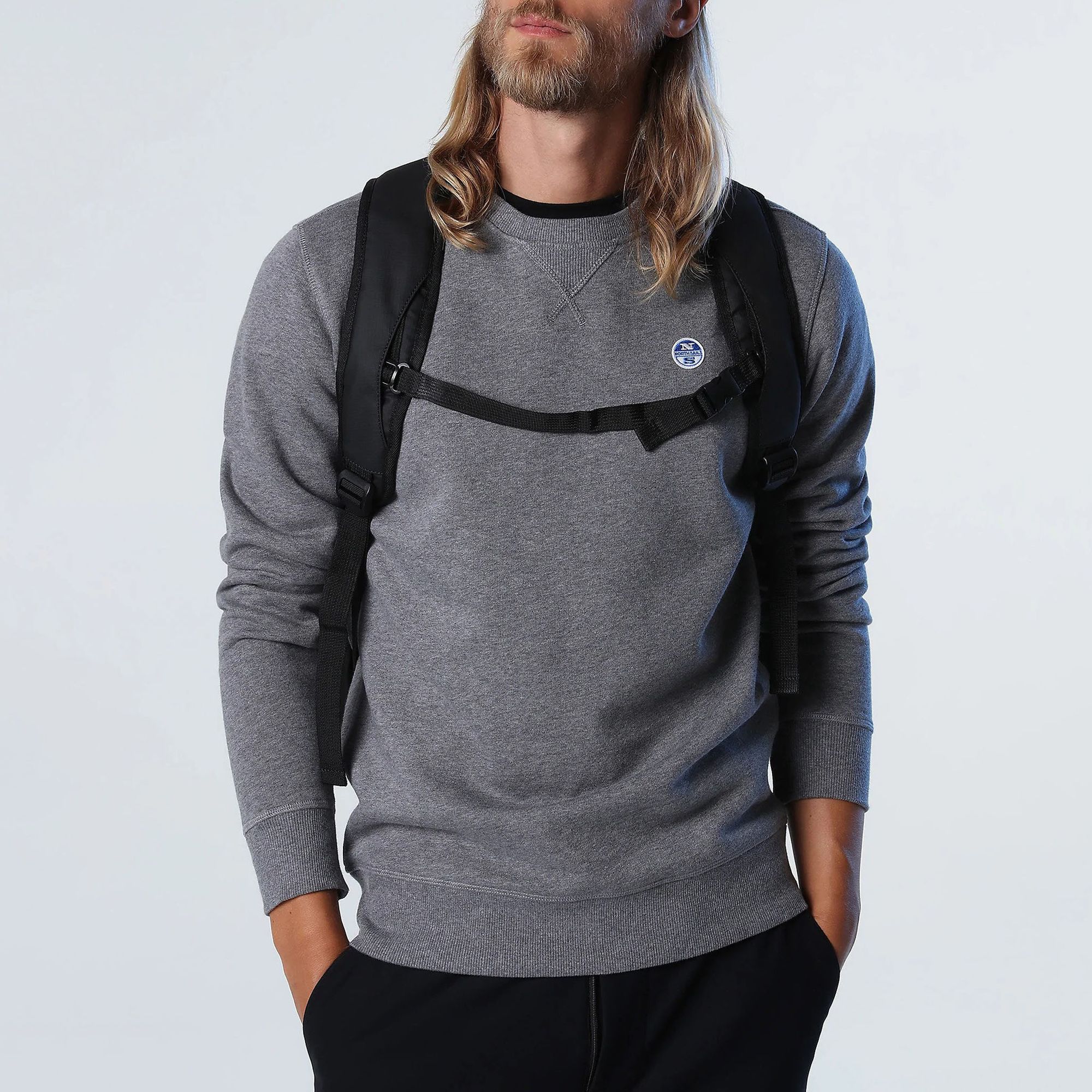 North Sails Chest Logo Pullover Herren