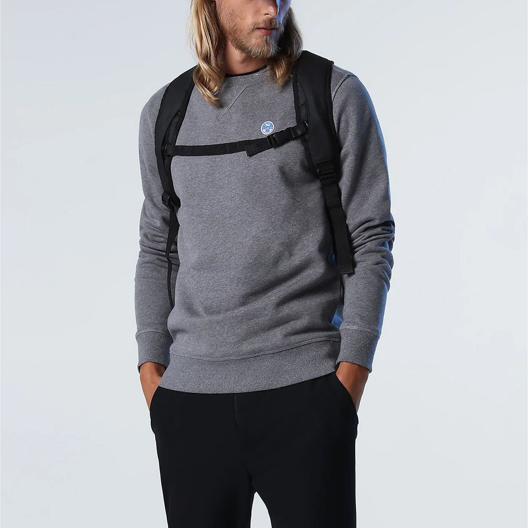 North Sails Chest Logo Pullover Herren