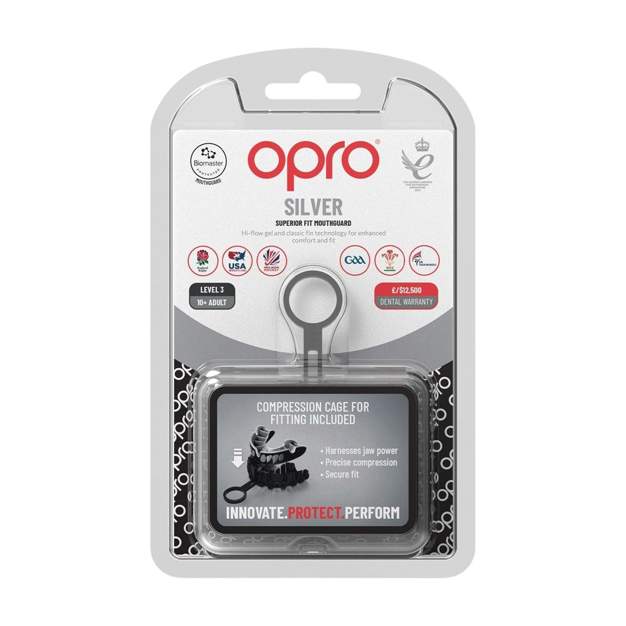 OPRO Silver Superior Fit Jaws Gebitsbeschermer 