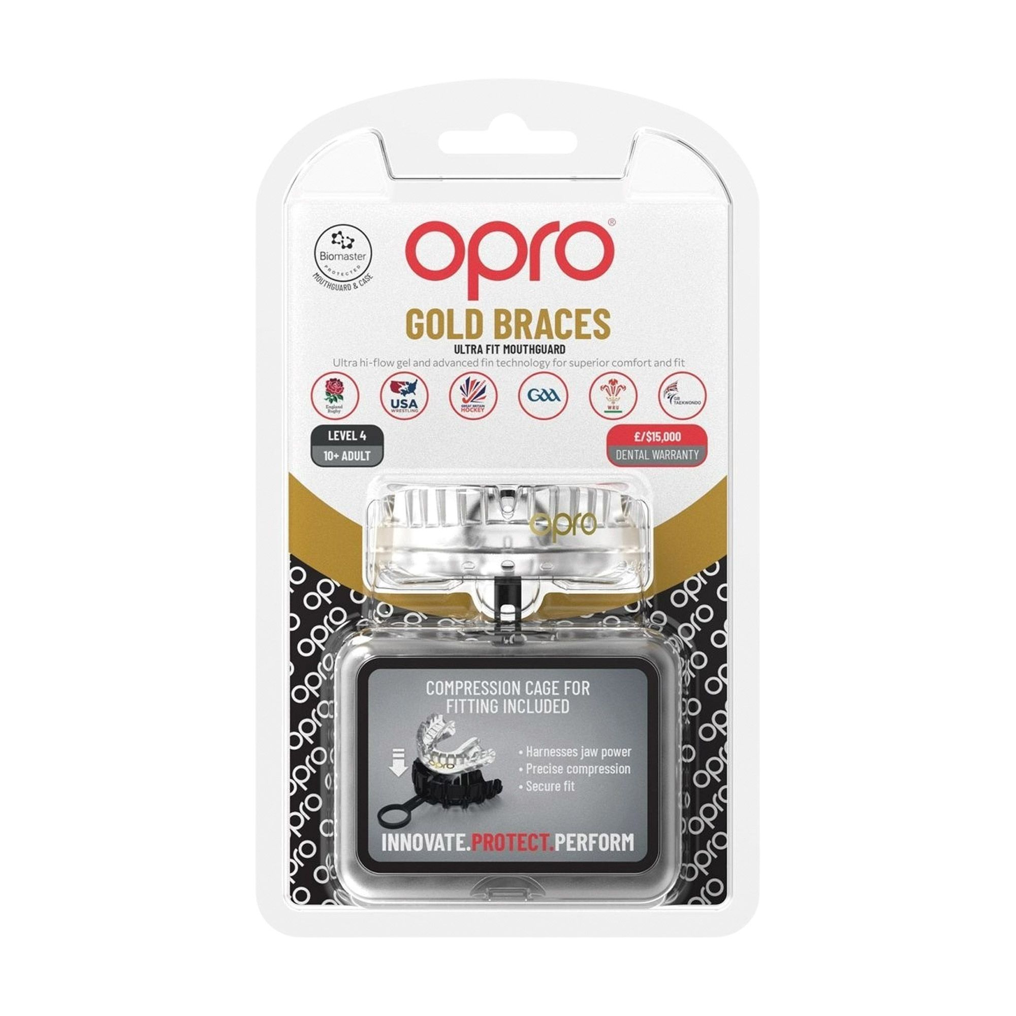 OPRO Gold Ultra Fit Braces Gebitsbeschermer