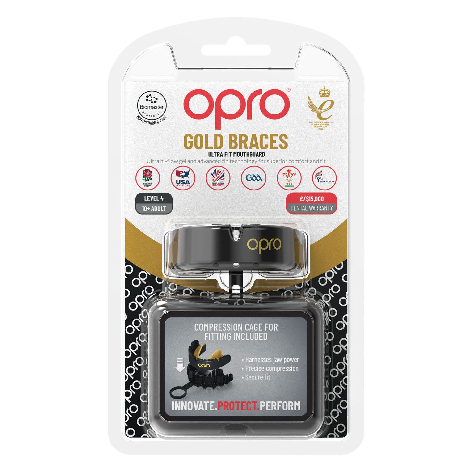 OPRO Gold Ultra Fit Braces Gebitsbeschermer