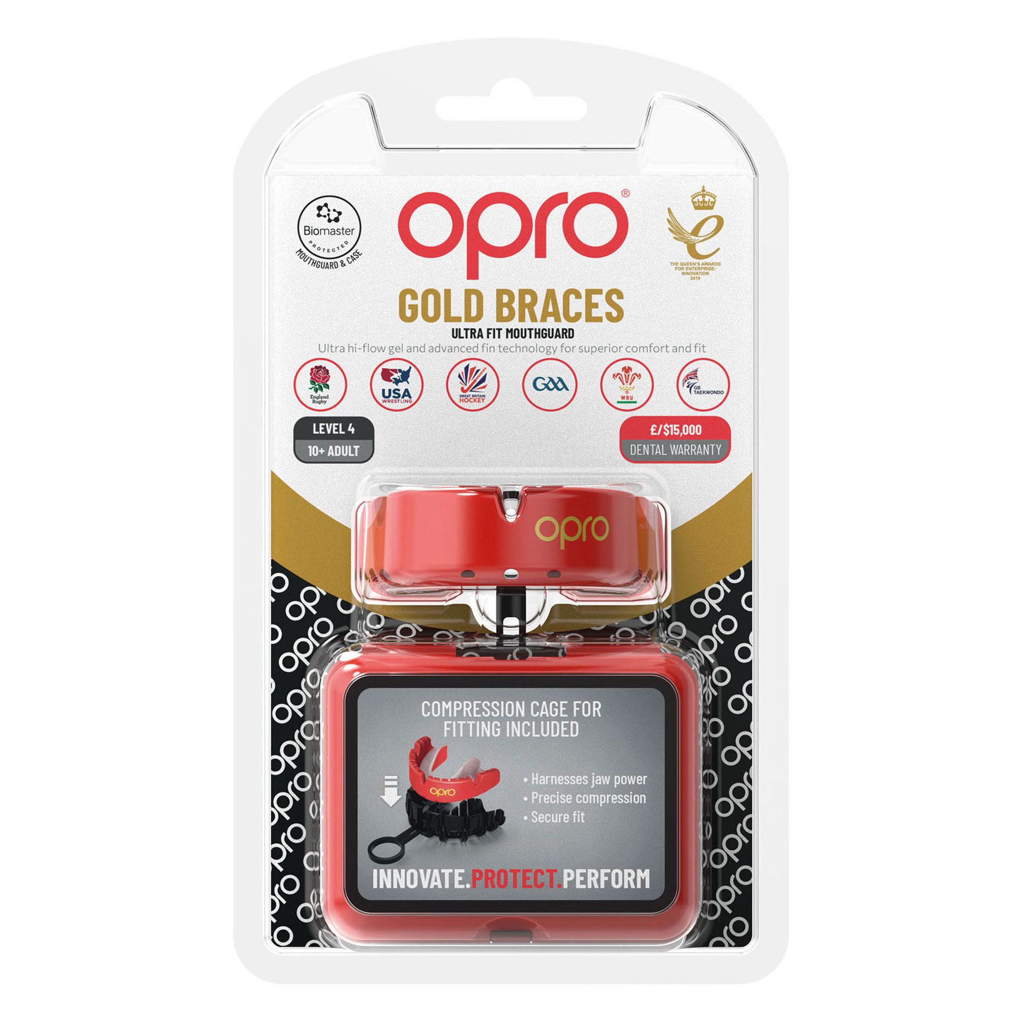 OPRO Gold Ultra Fit Braces Gebitsbeschermer