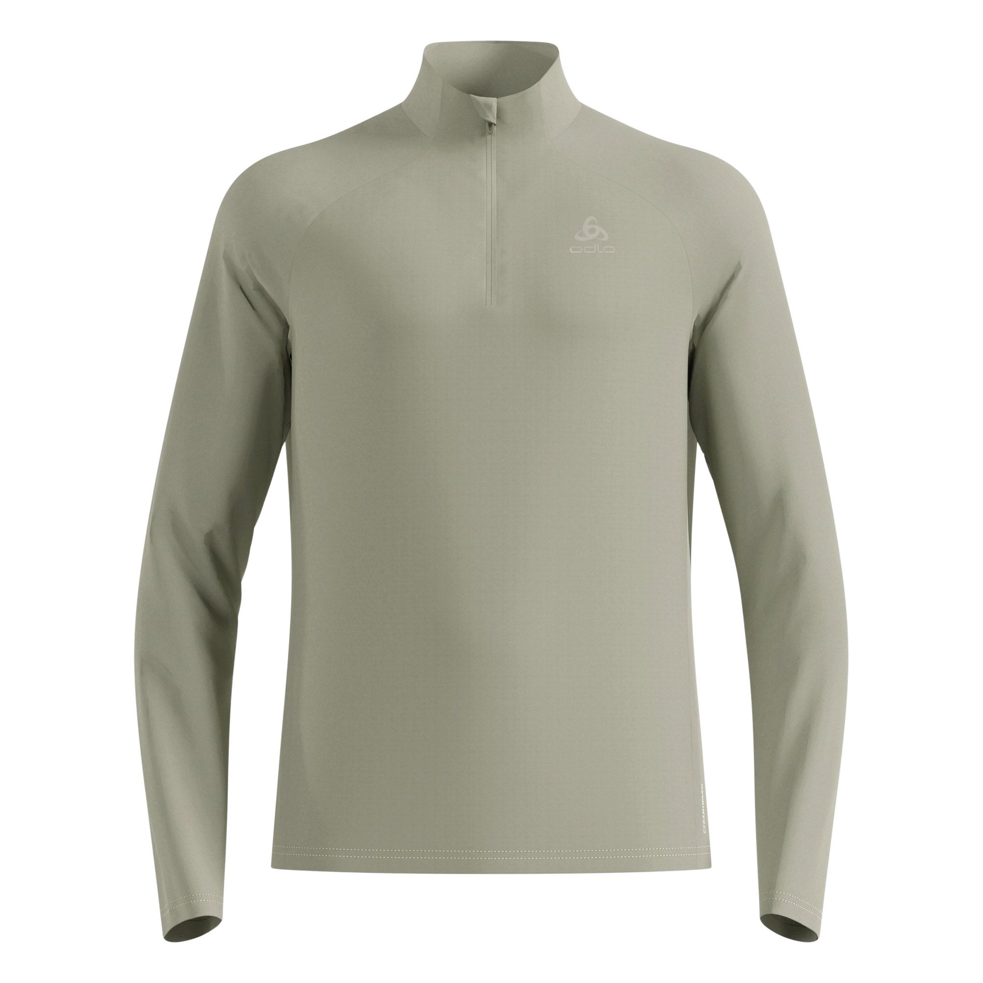 Odlo Midlayer Essential Ceramiwarm 1/2 Zip Hardloopshirt Heren