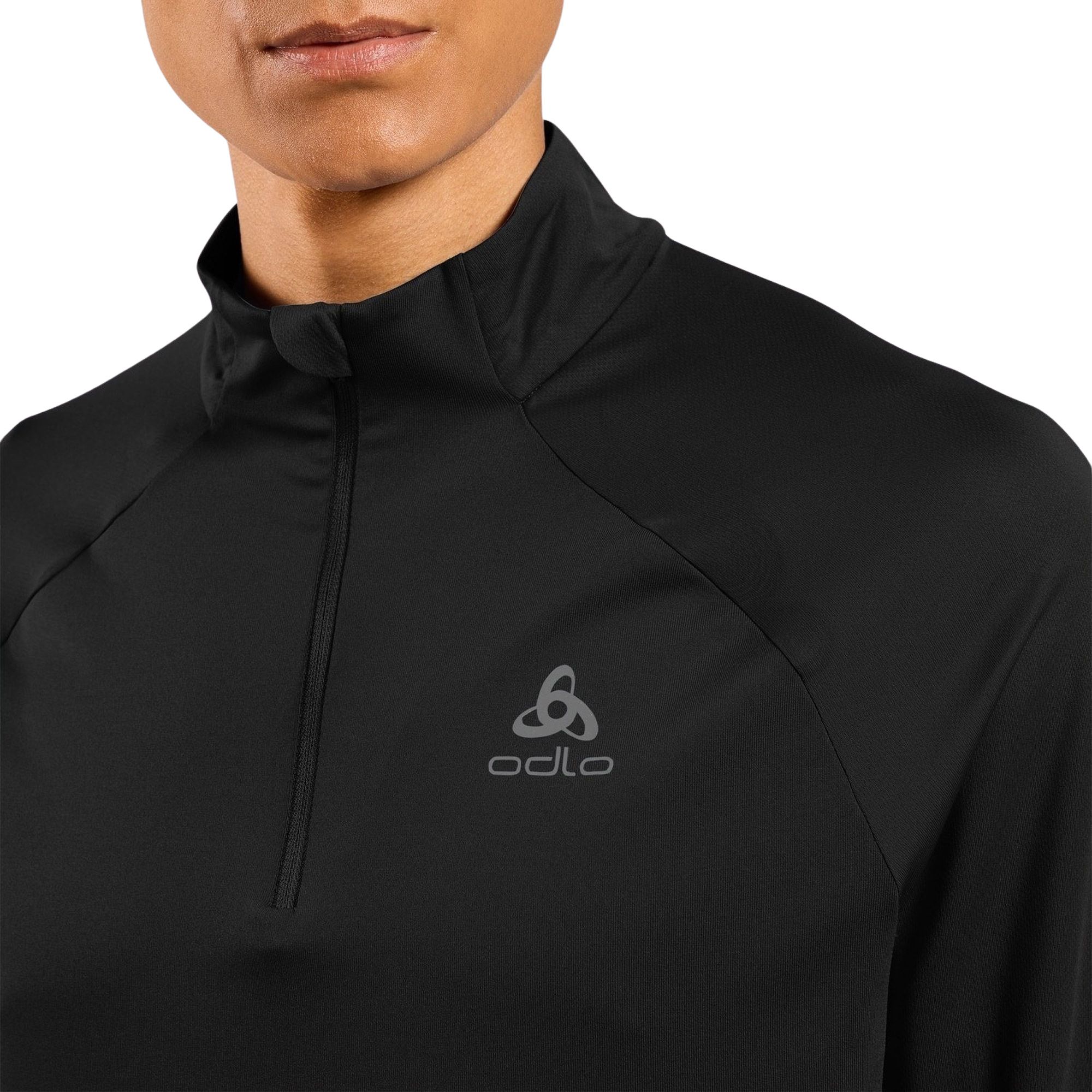 Odlo Midlayer Essential Ceramiwarm 1/2 Zip Hardloopshirt Heren