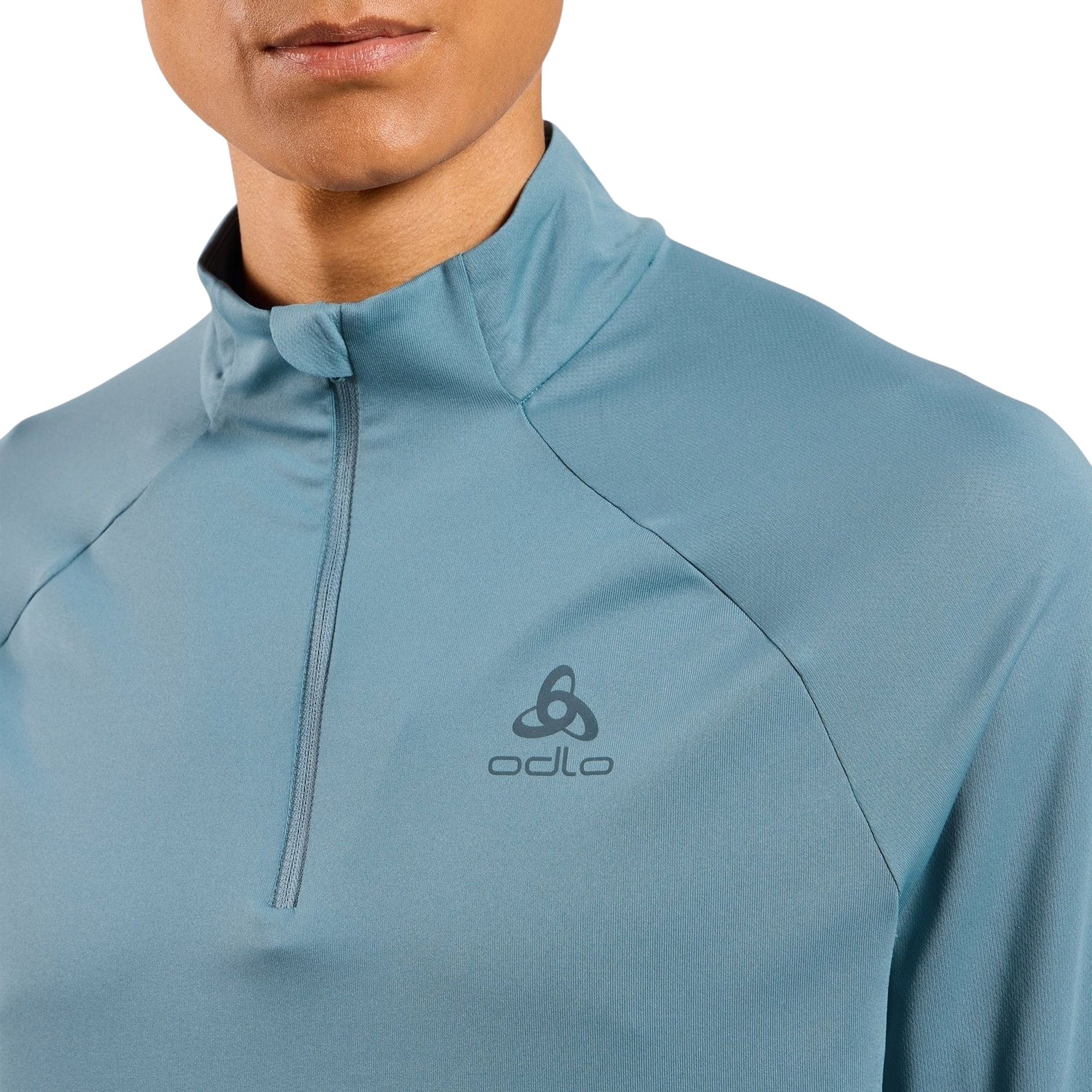 Odlo Midlayer Essential Ceramiwarm 1/2 Zip Hardloopshirt Heren