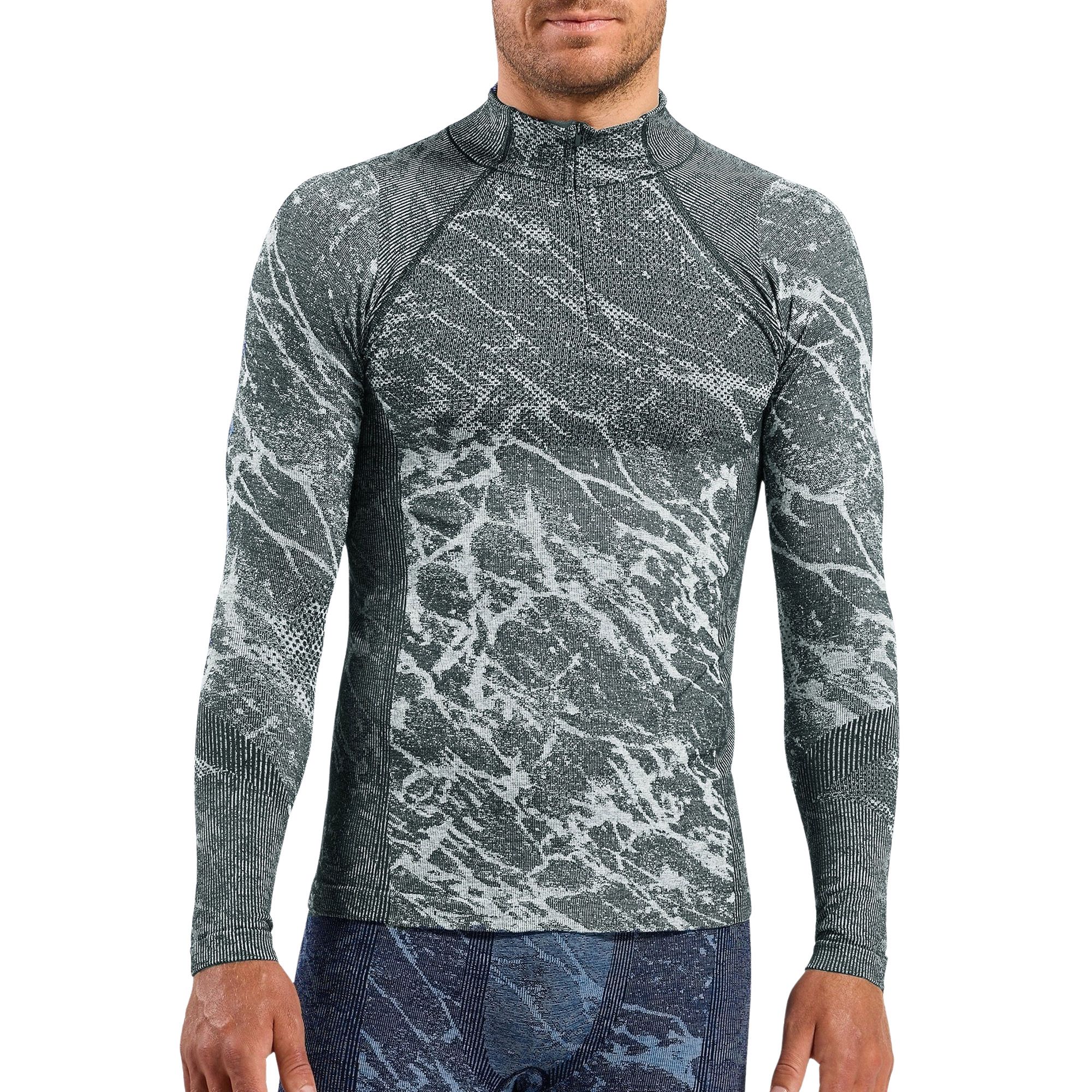 Odlo Blackcomb Base Layer Half-Zip Thermoshirt Heren