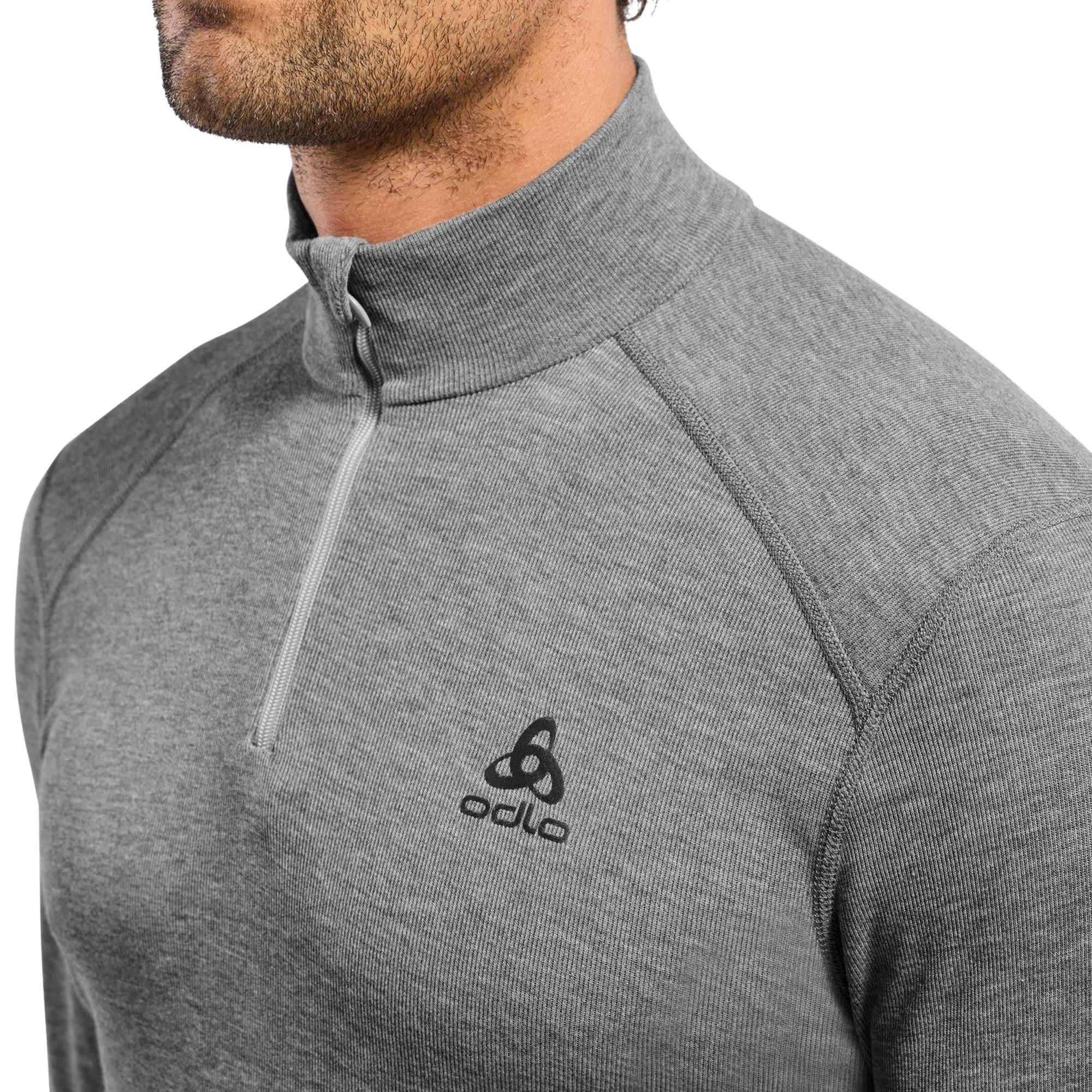 Odlo Active Warm Eco Base Layer Longsleeve Half Zip Heren