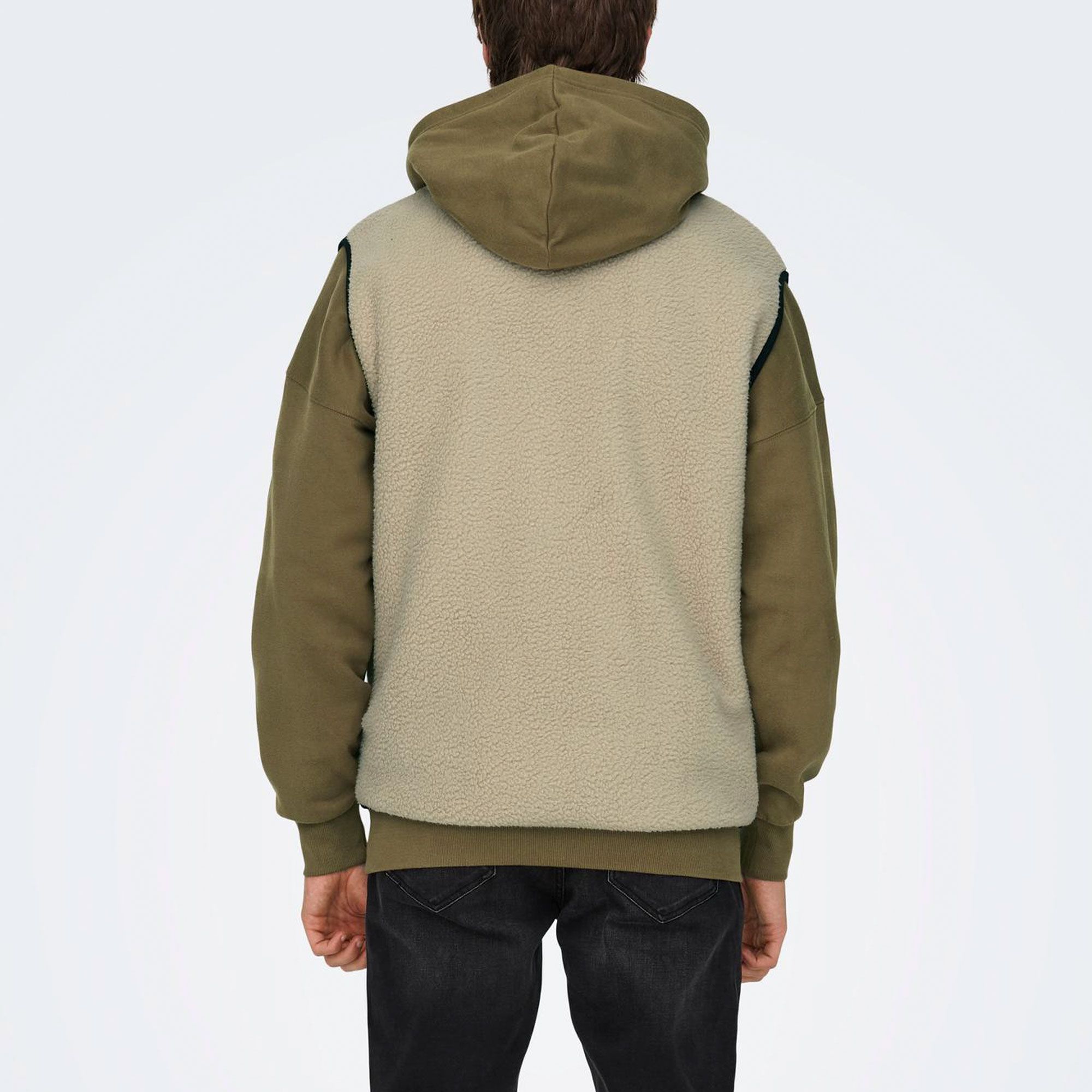 Only & Sons Just Highneck Teddy Bodywarmer Men