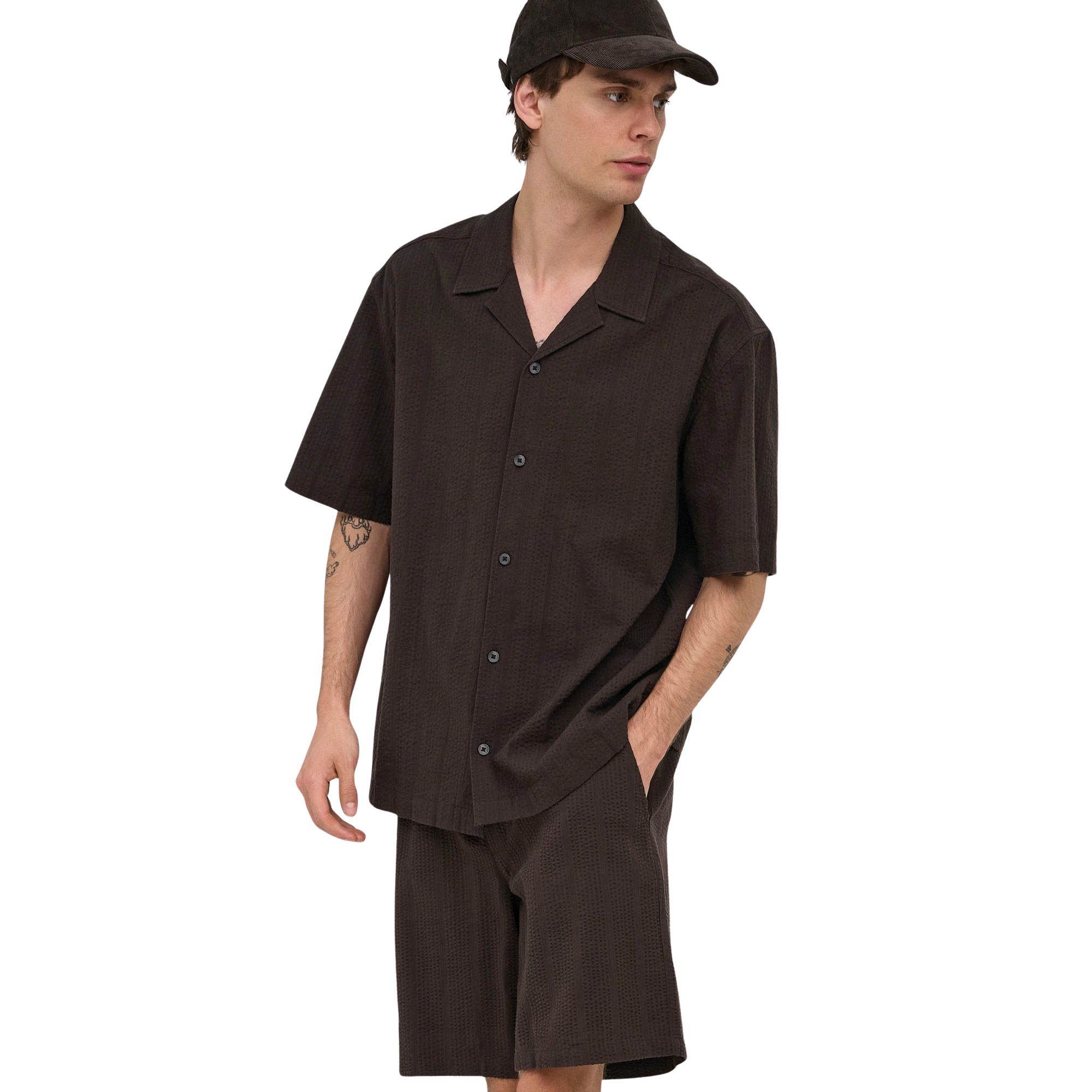 Only & Sons Cruz Relaxed Seersucker Set Heren