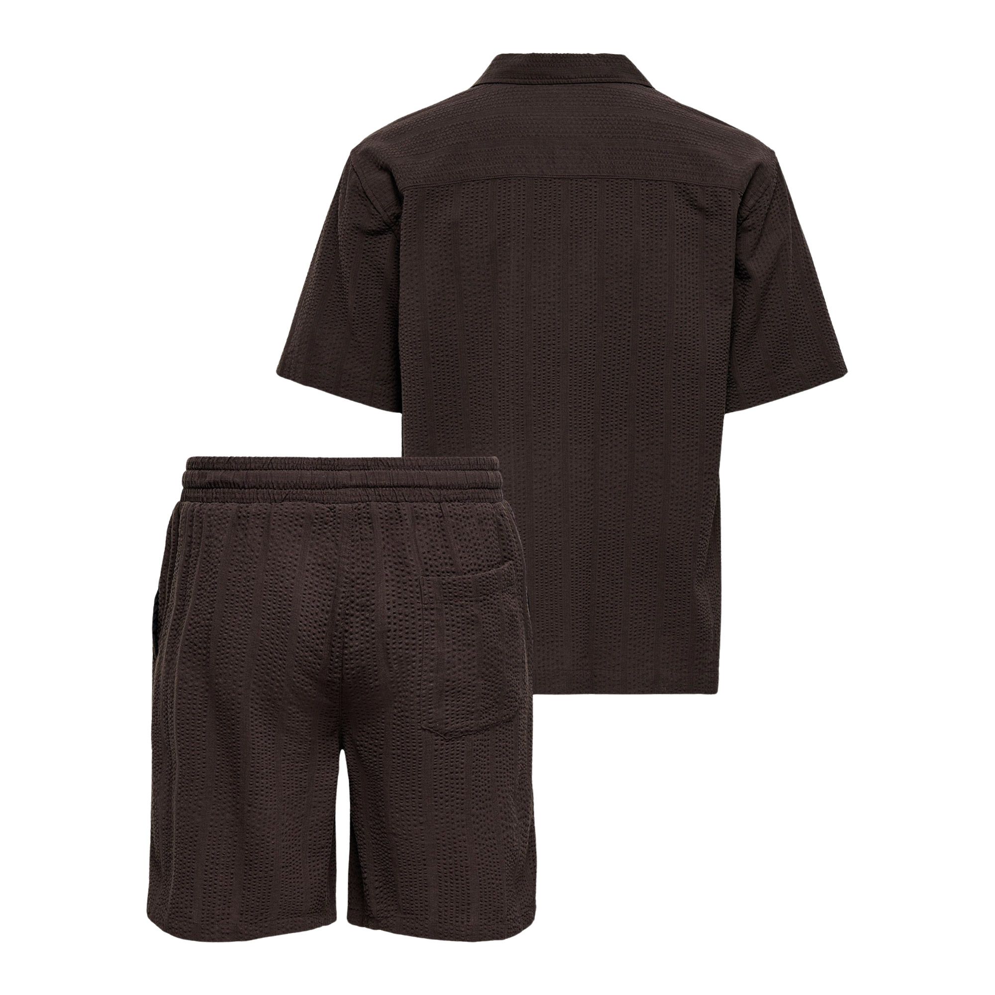 Only & Sons Cruz Relaxed Seersucker Set Heren