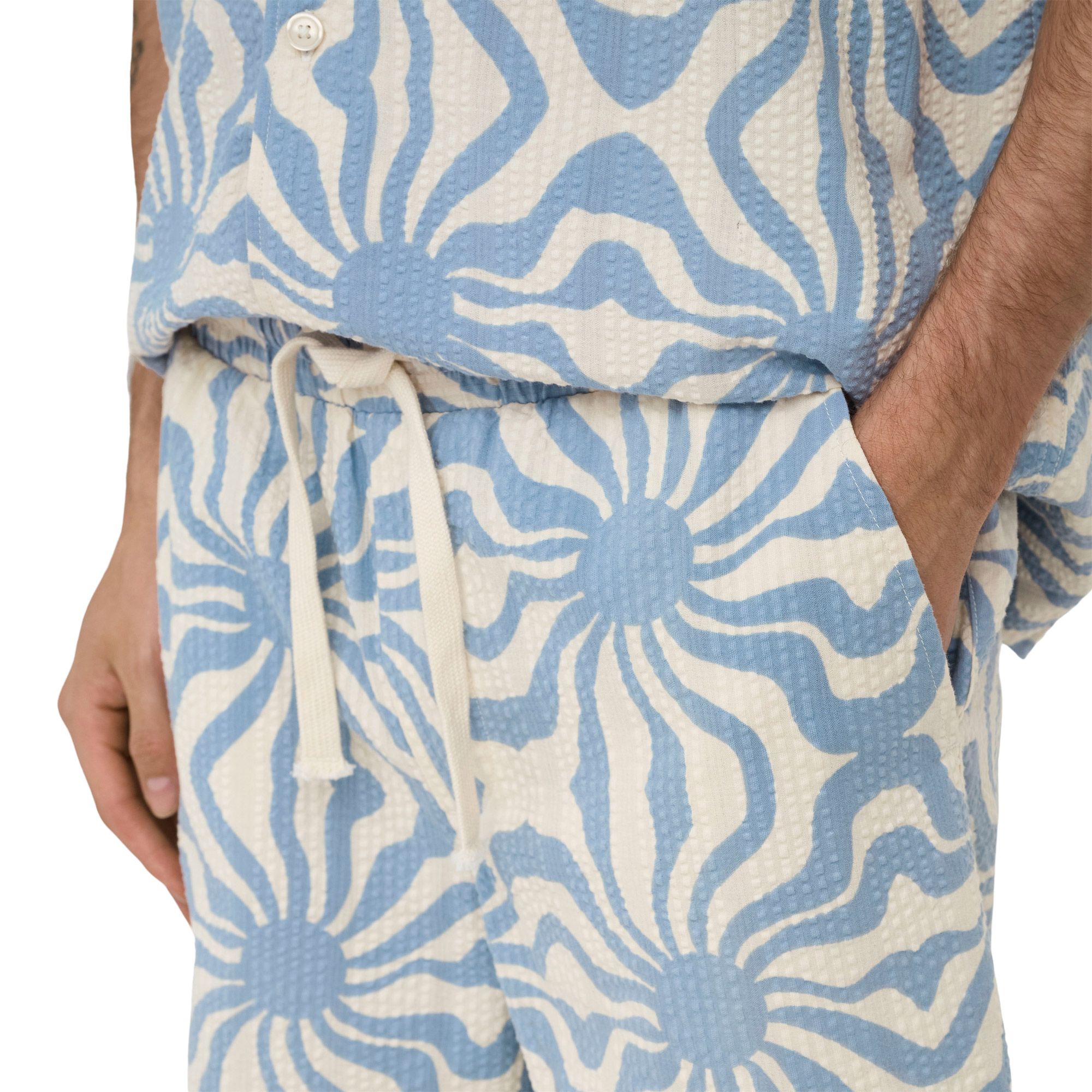Only & Sons Cruz Relaxed Seersucker Set Heren