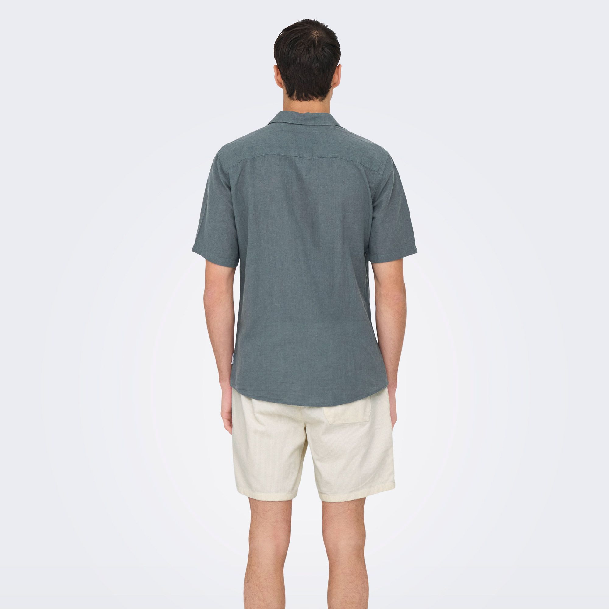 Only & Sons Caiden Solid Linnen Overhemd Heren
