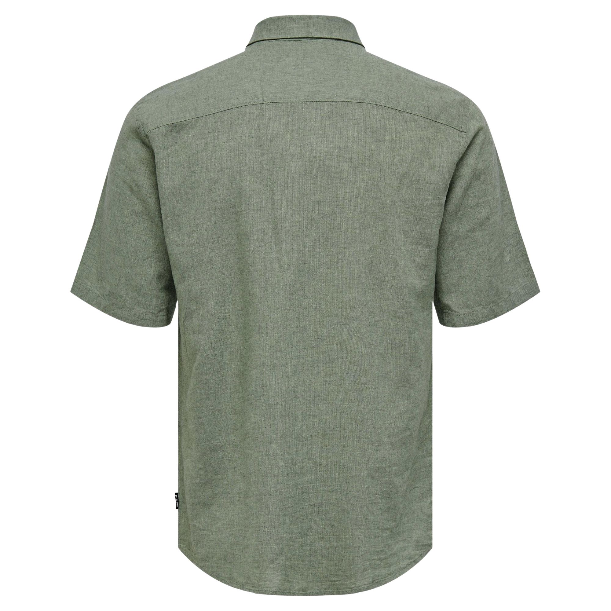 Only & Sons Caiden Solid Linnen Overhemd Heren