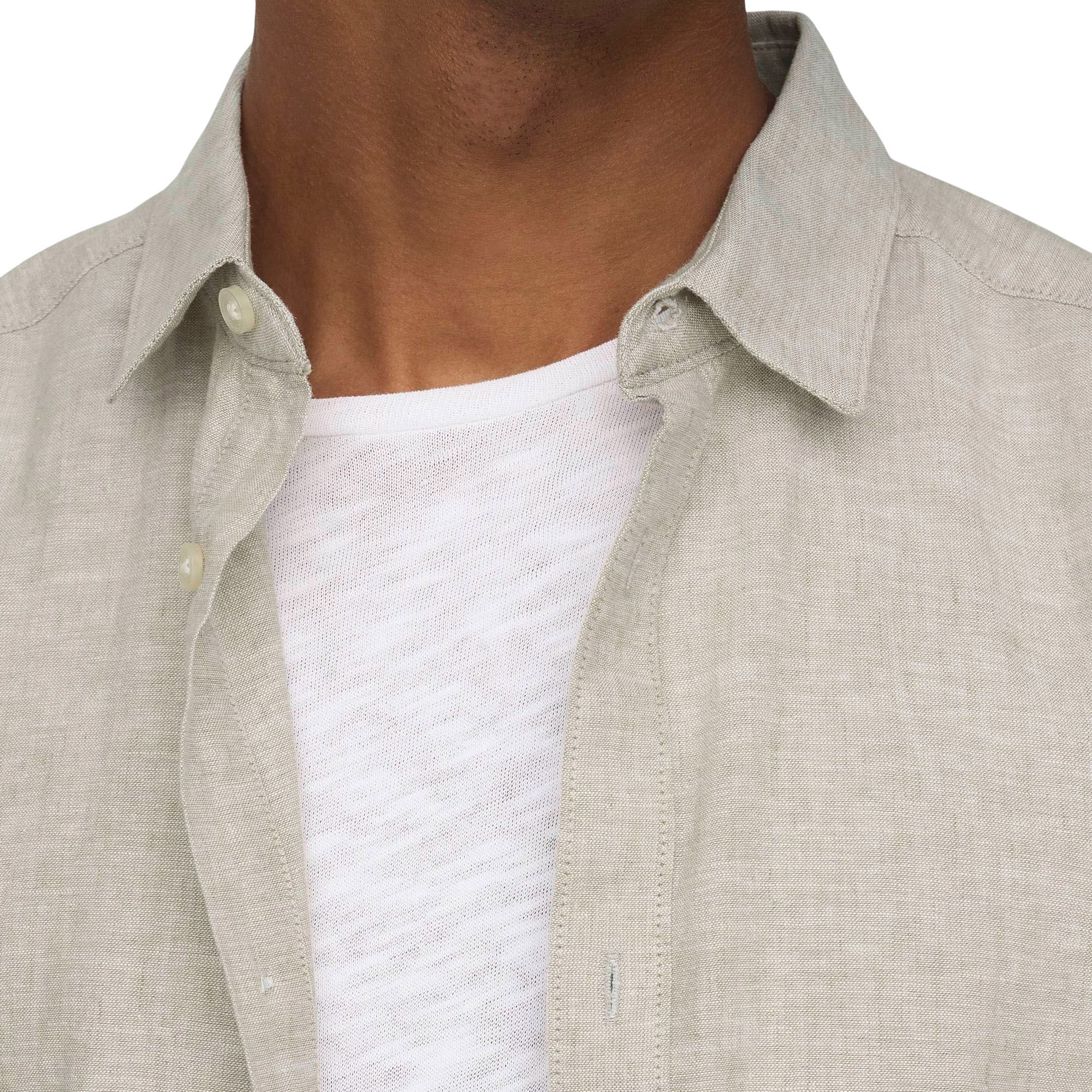 Only & Sons Caiden LS Solid Linnen Overhemd Heren