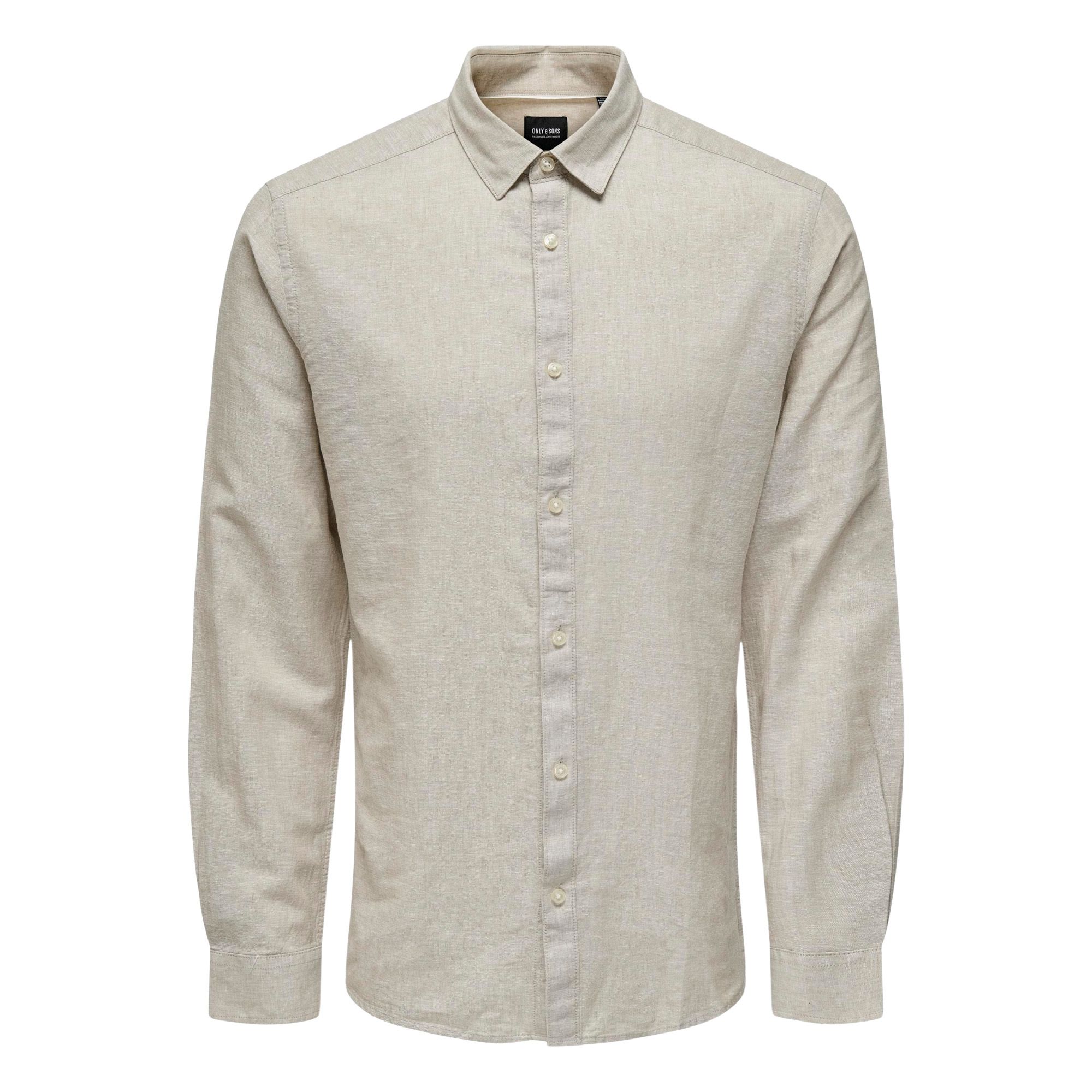Only & Sons Caiden LS Solid Linnen Overhemd Heren