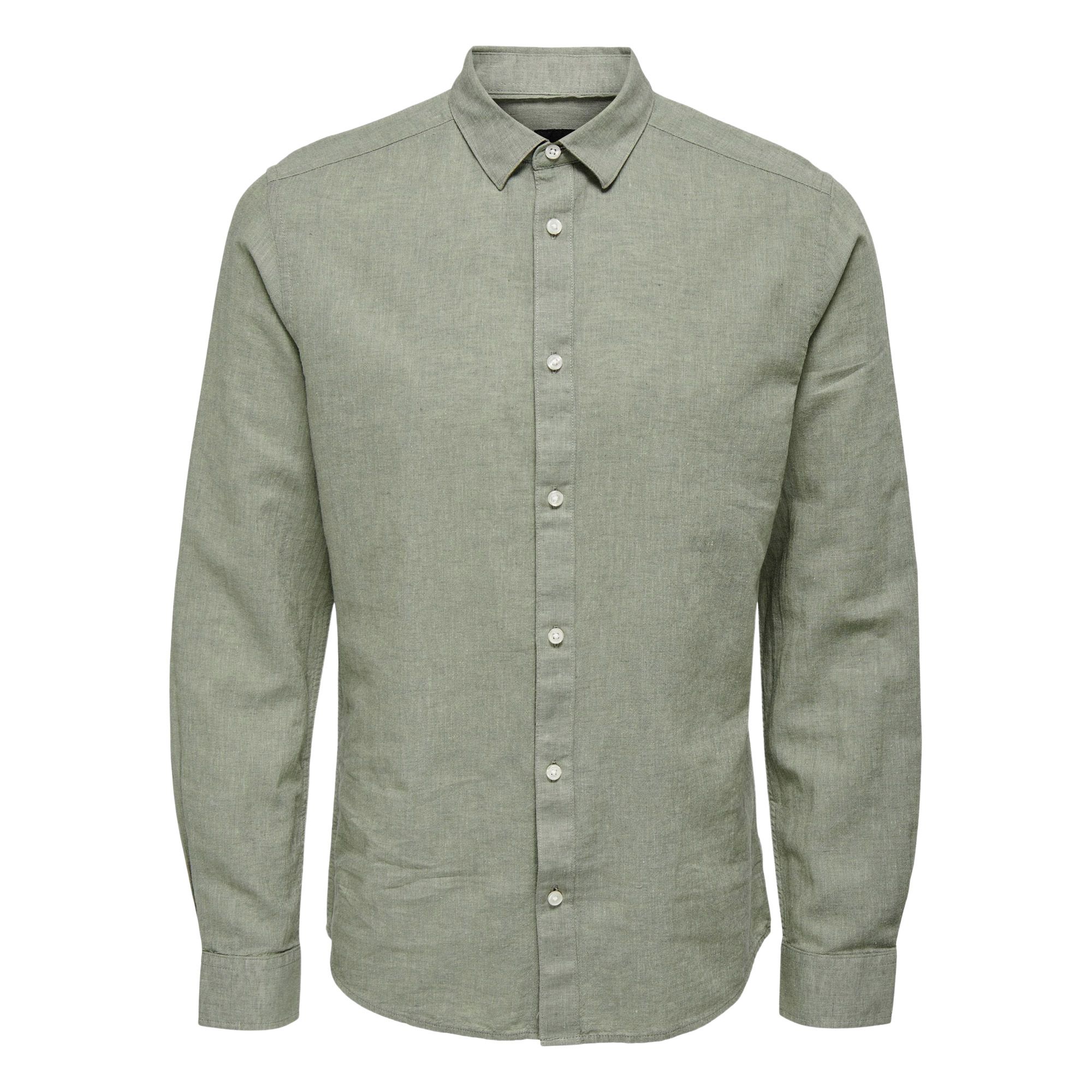 Only & Sons Caiden LS Solid Linnen Overhemd Heren
