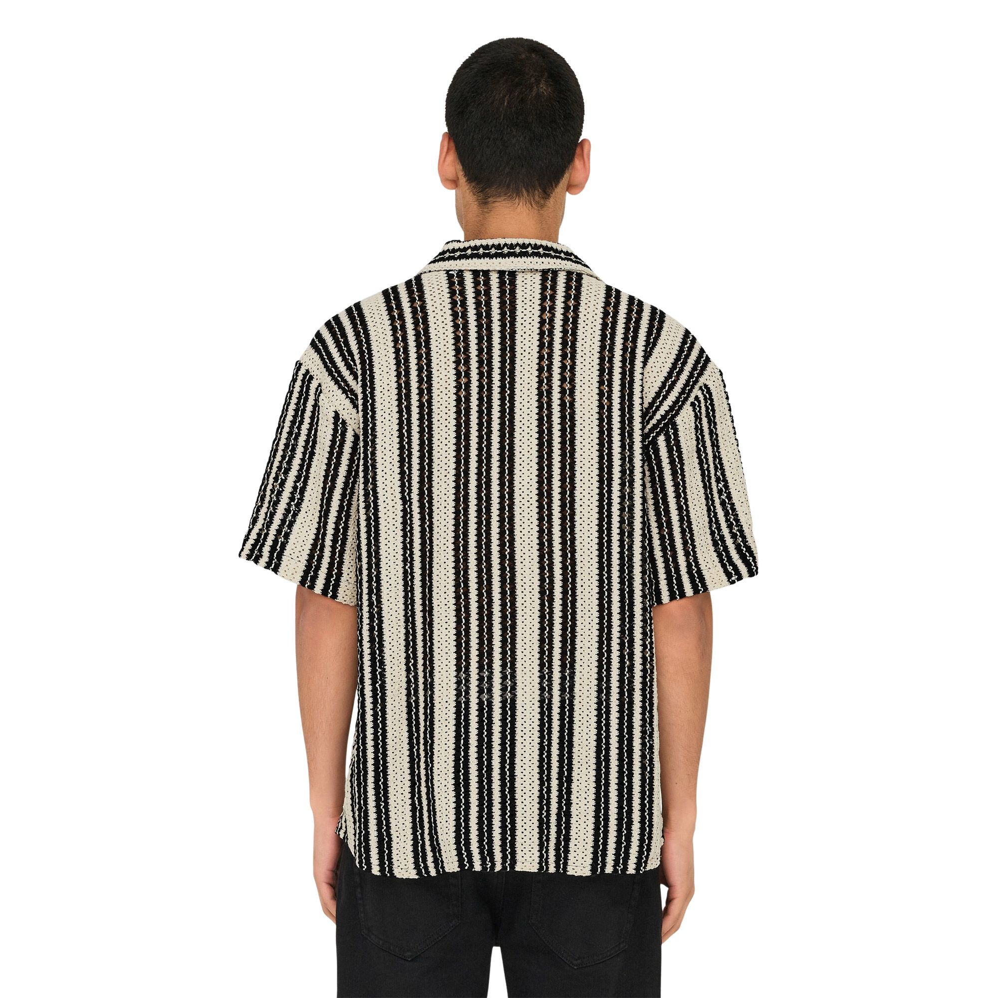 Only & Sons Dani Crochet SS Overhemd Heren