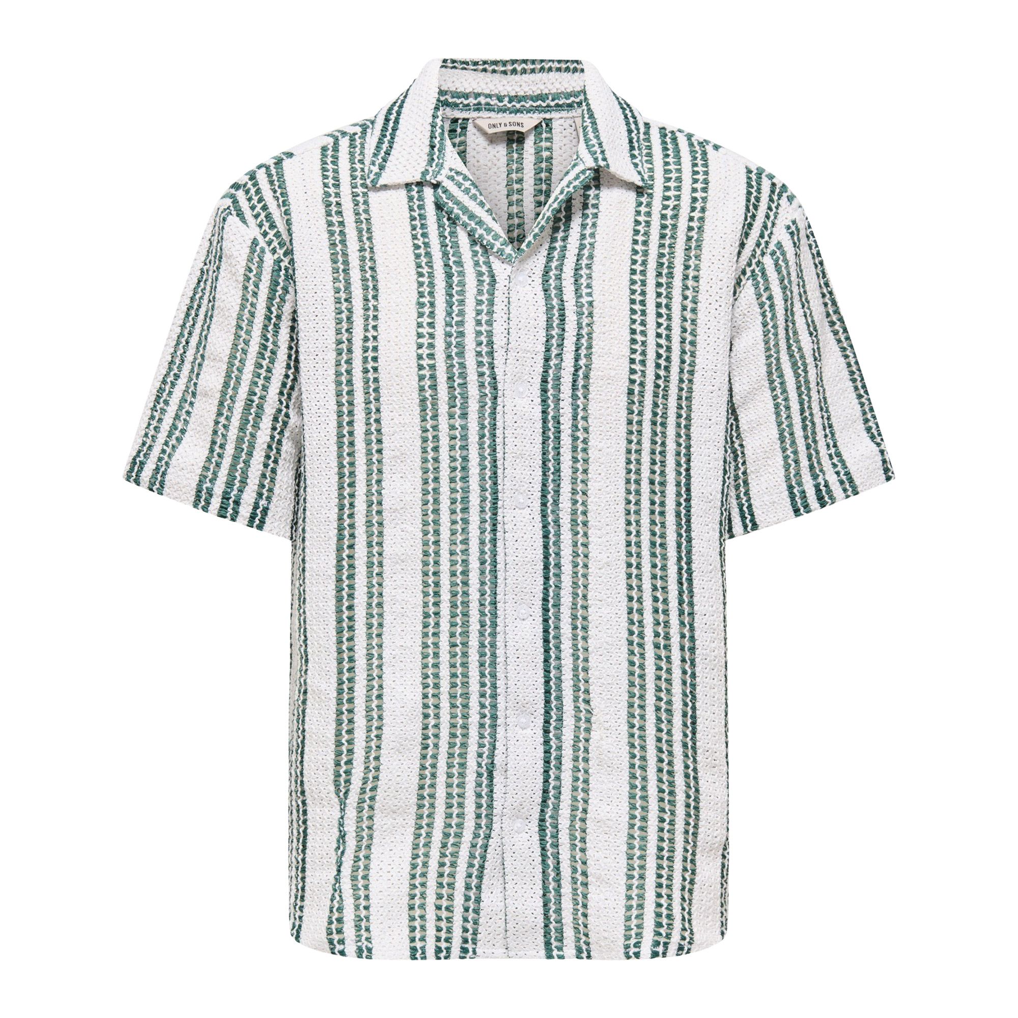 Only & Sons Dani Crochet SS Overhemd Heren