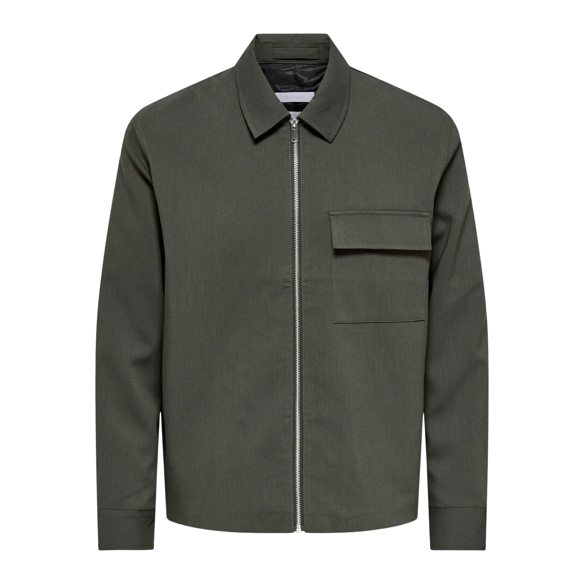 Only & Sons Will Reg 0292 Zip Overshirt Herren