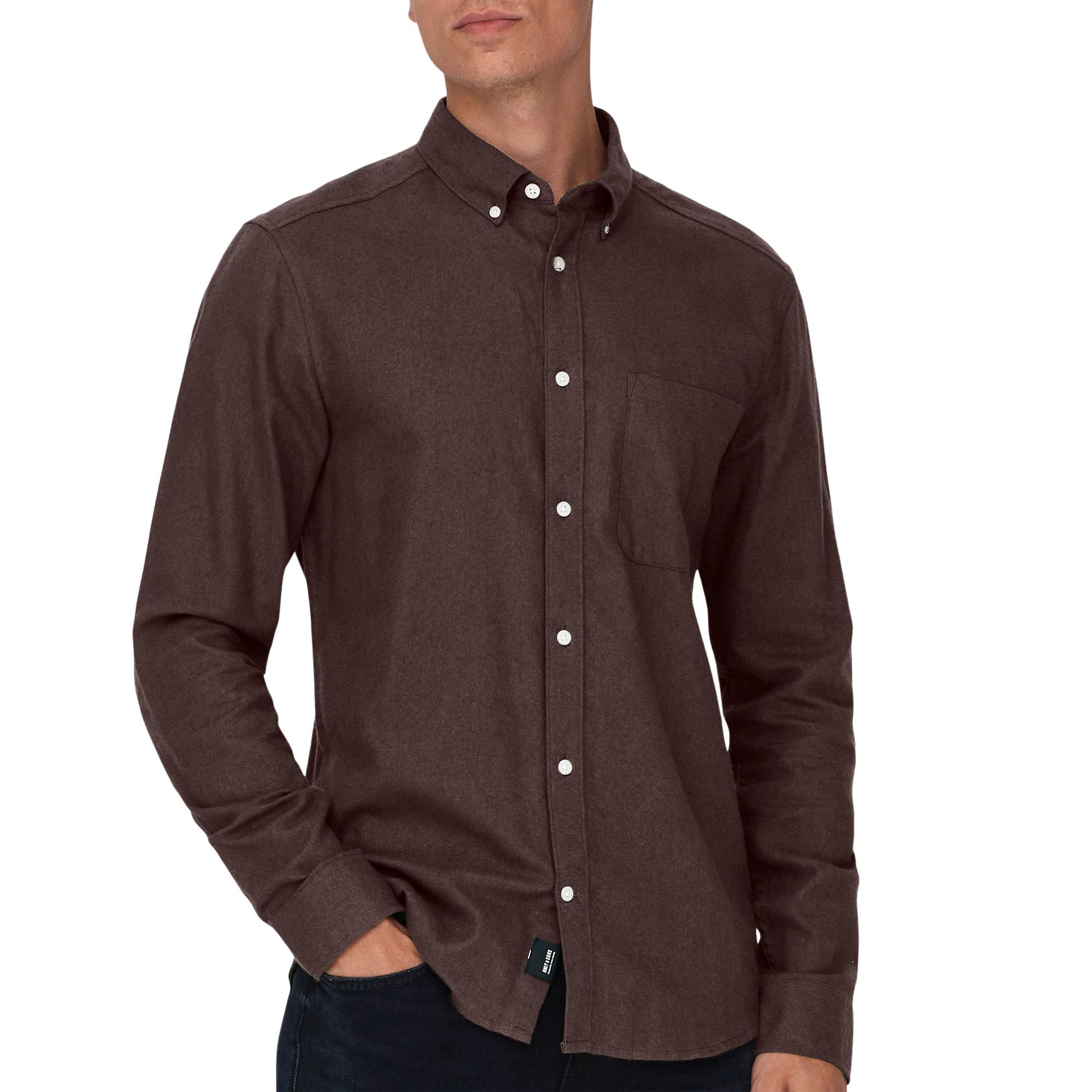 Only & Sons Gudmund Solid Overhemd Heren