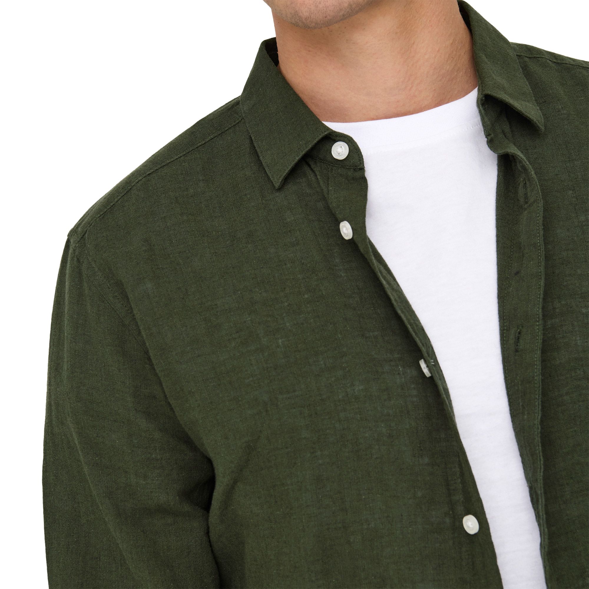 Only & Sons Caiden LS Solid Linnen Overhemd Heren