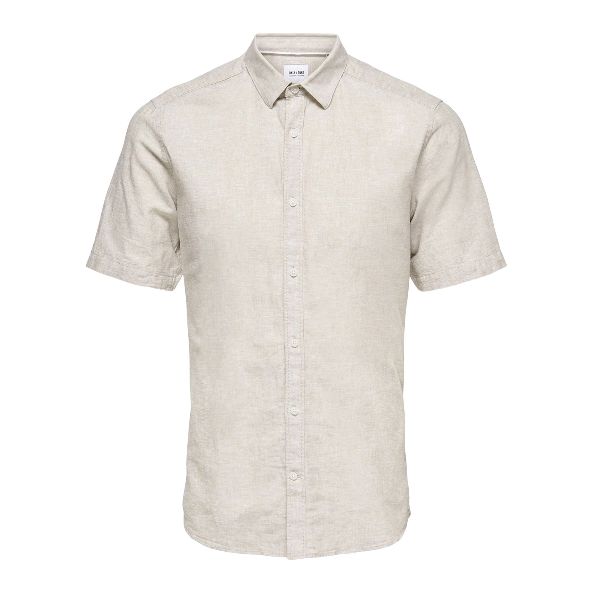 Only & Sons Caiden Solid Linnen Overhemd Heren