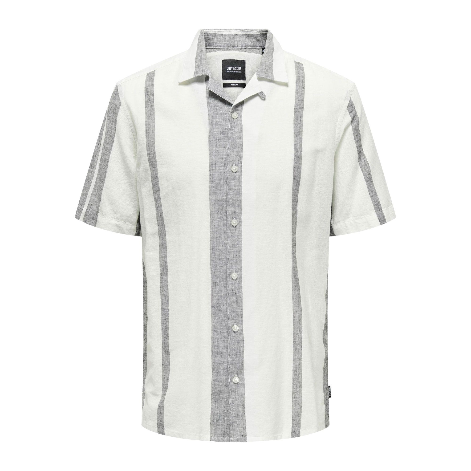 Only & Sons Caiden Stripe Linnen Overhemd Heren