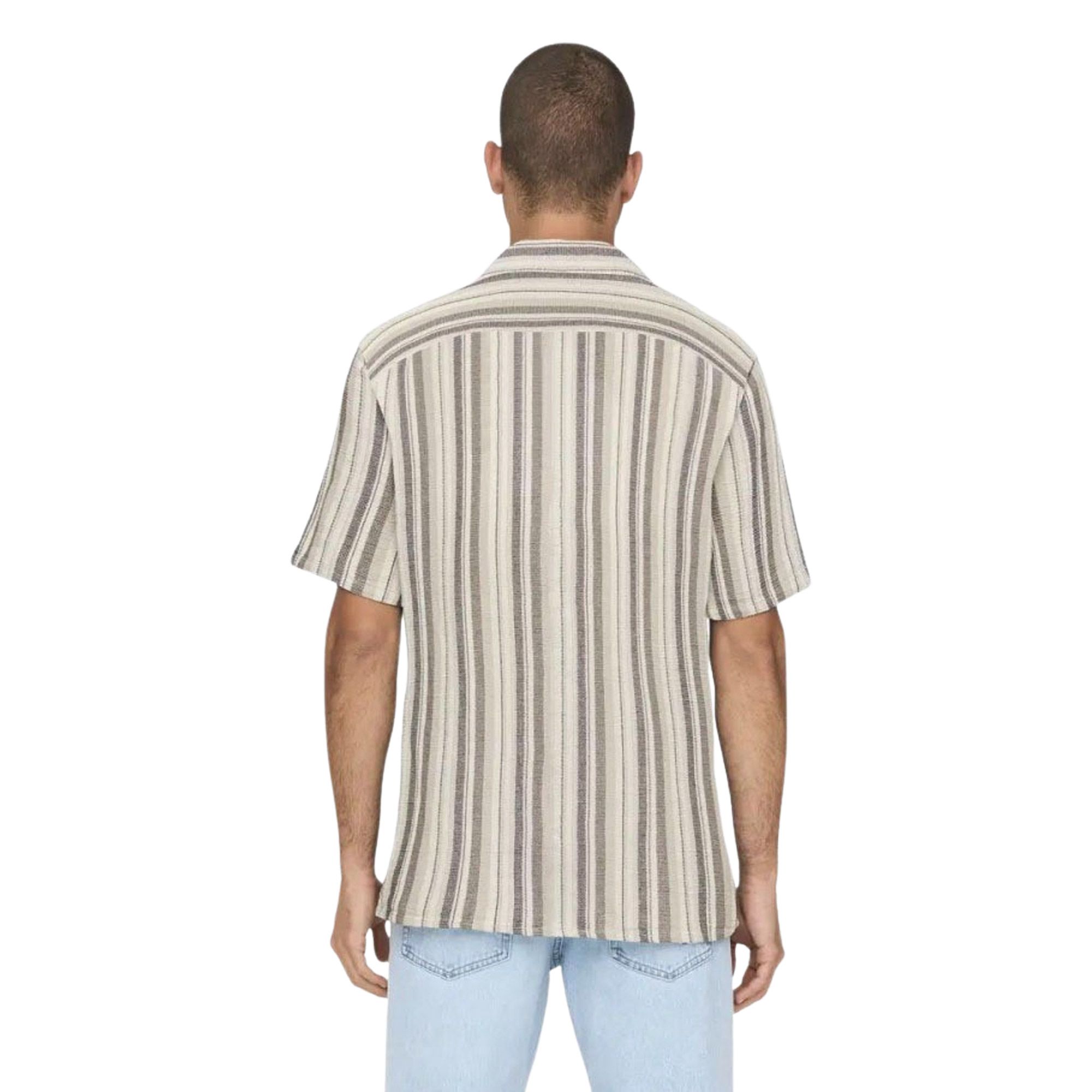Only & Sons Trev Life Stripe Overhemd Heren 