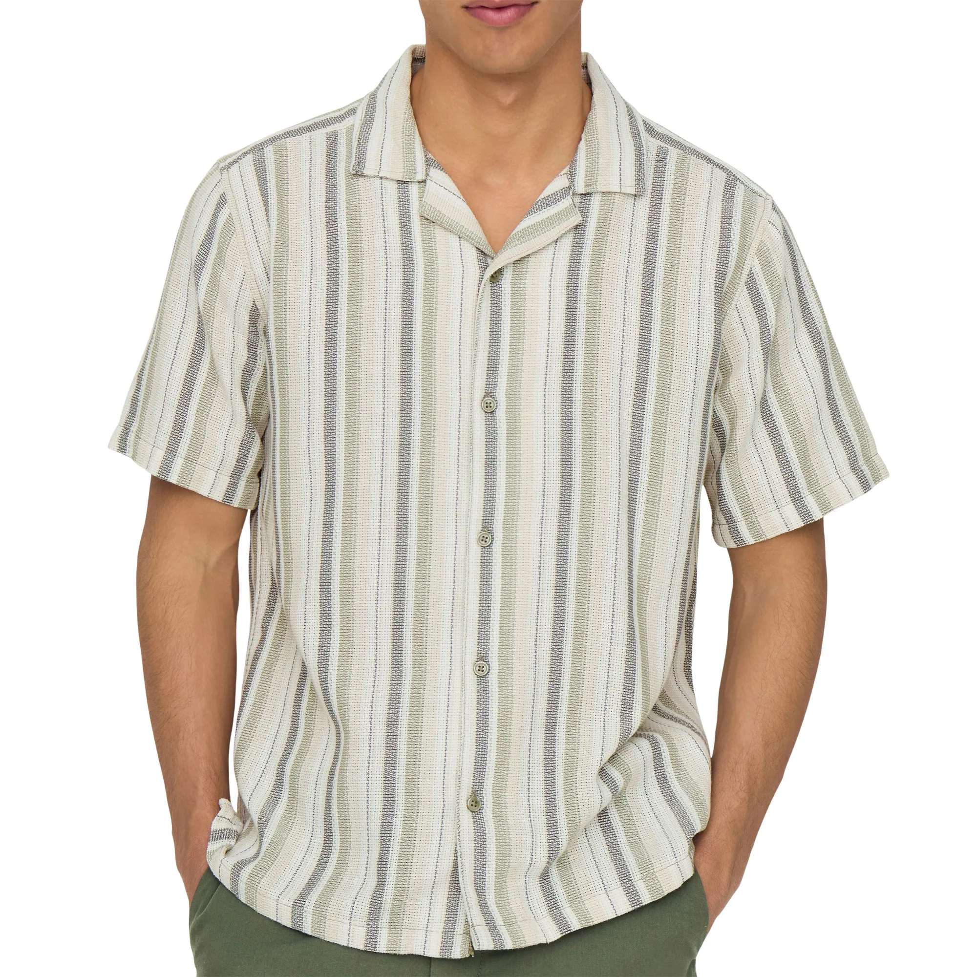 Only & Sons Trev Life Stripe Overhemd Heren