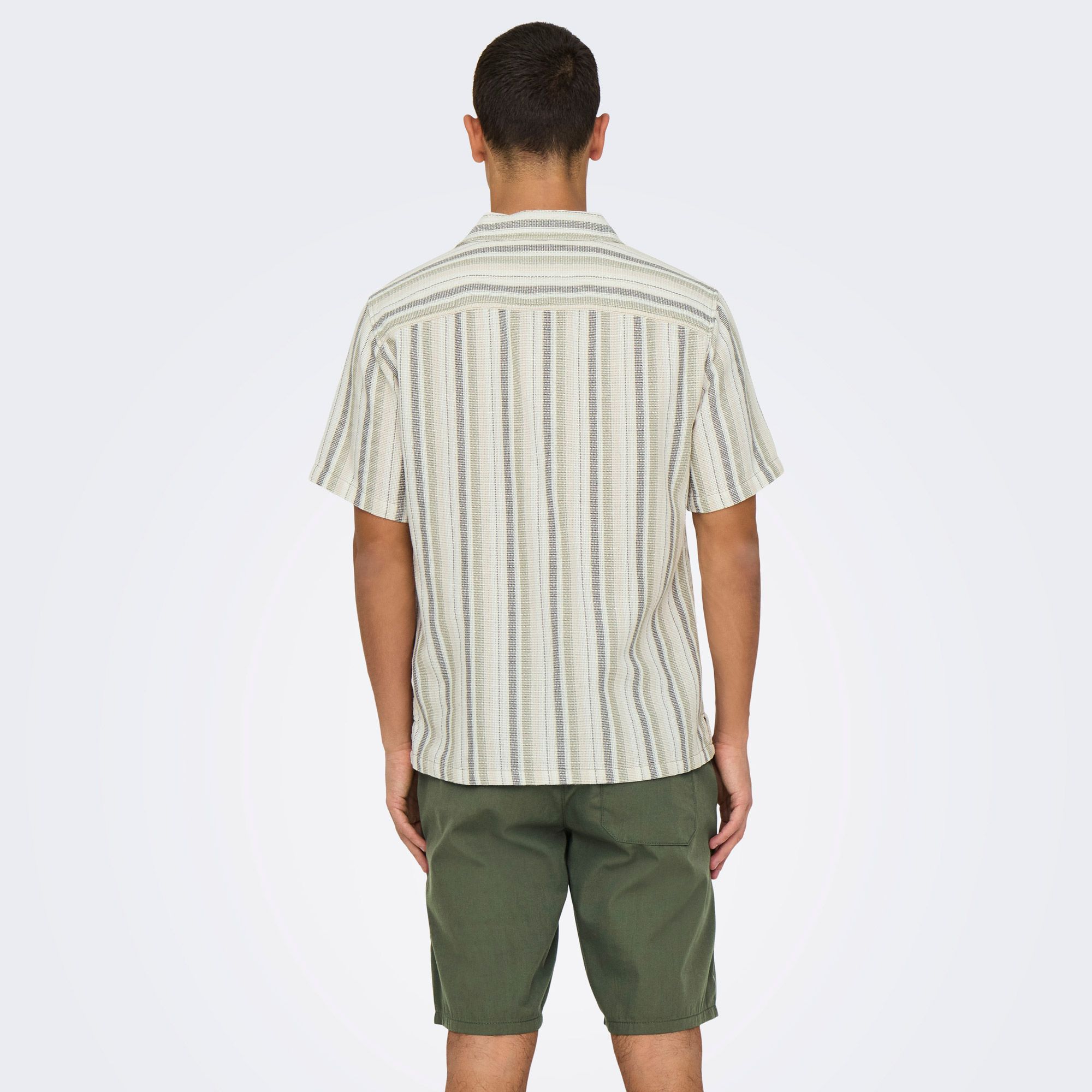 Only & Sons Trev Life Stripe Overhemd Heren 