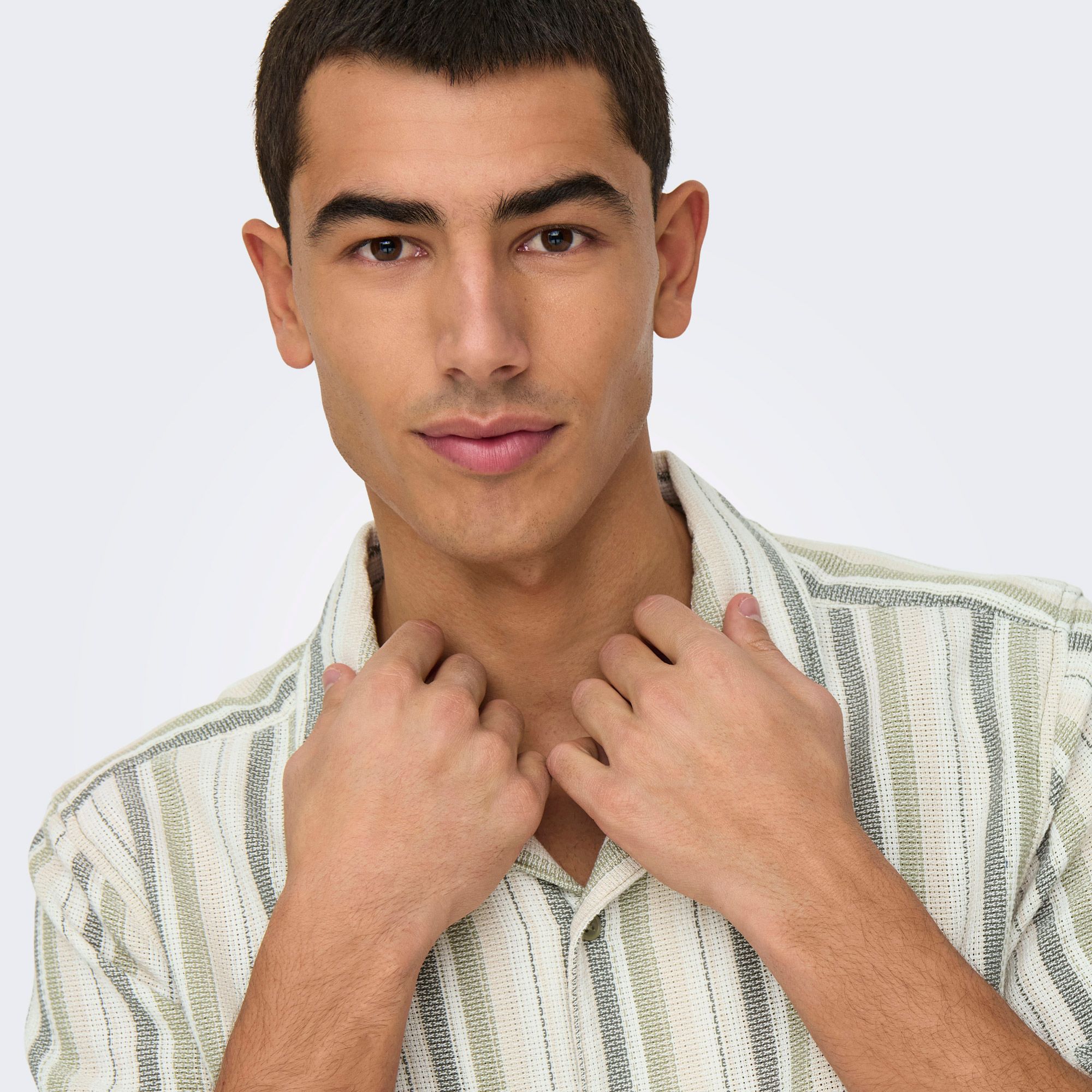 Only & Sons Trev Life Stripe Overhemd Heren 
