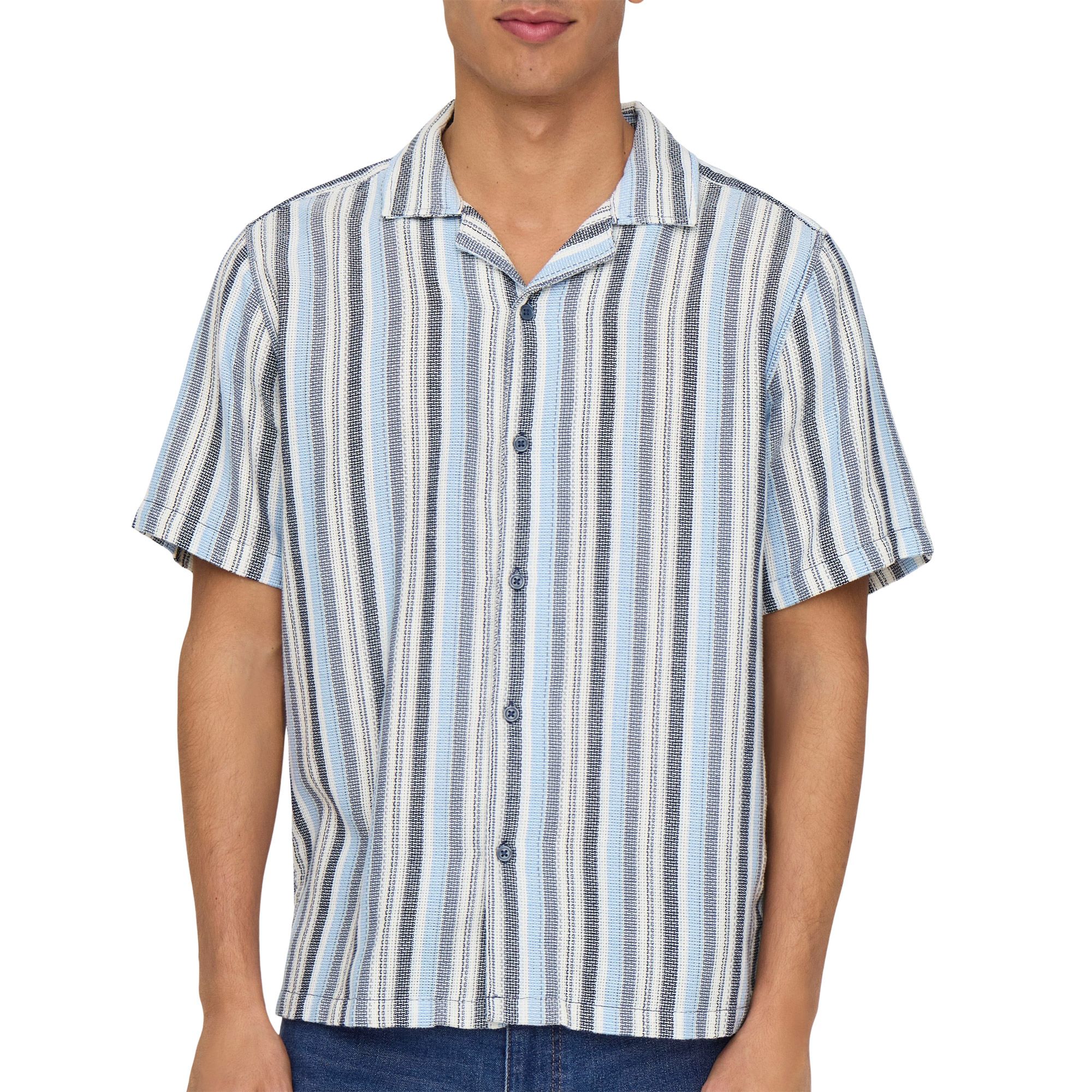 Only & Sons Trev Life Stripe Overhemd Heren