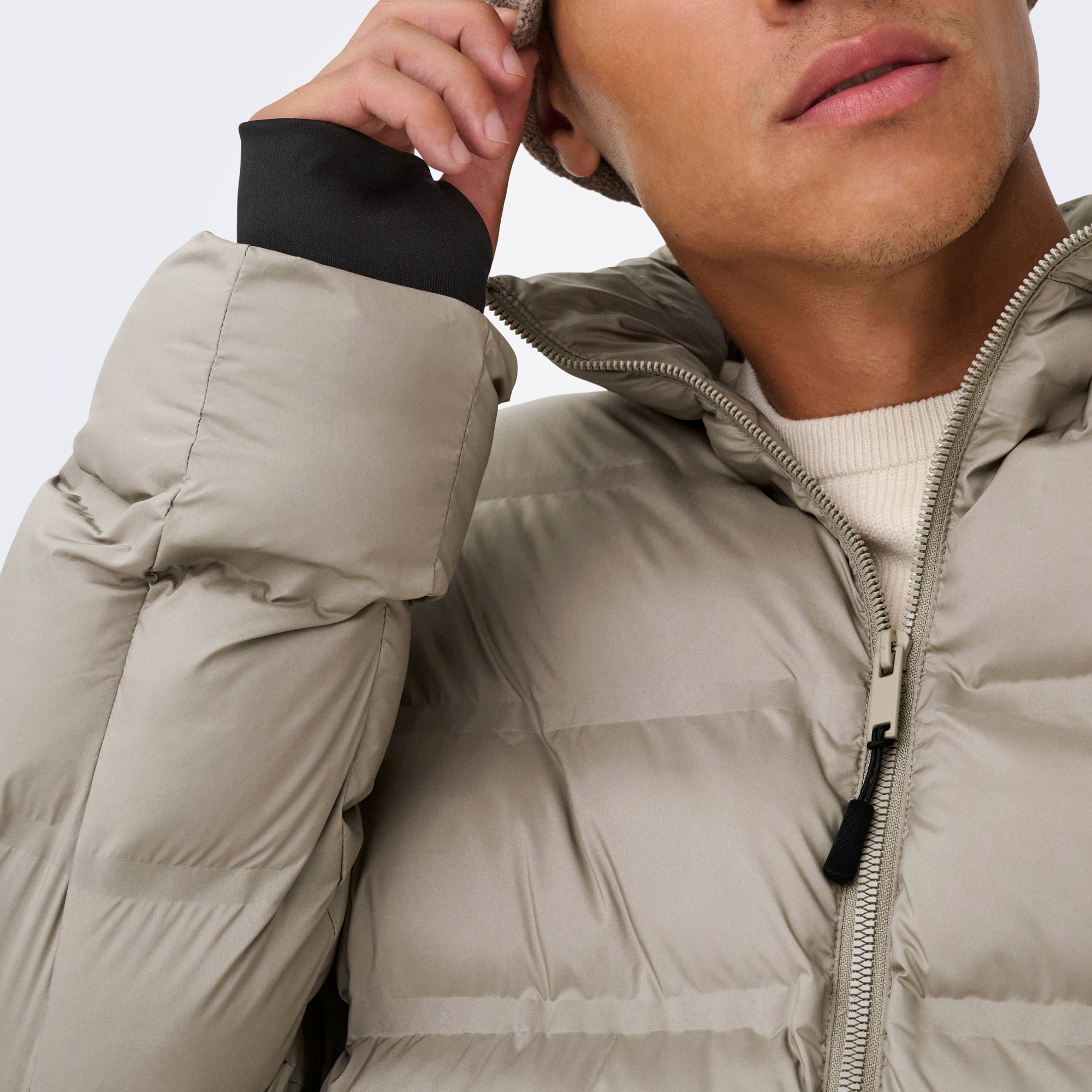 Only & Sons Union Seamless Life Puffer Jas Heren