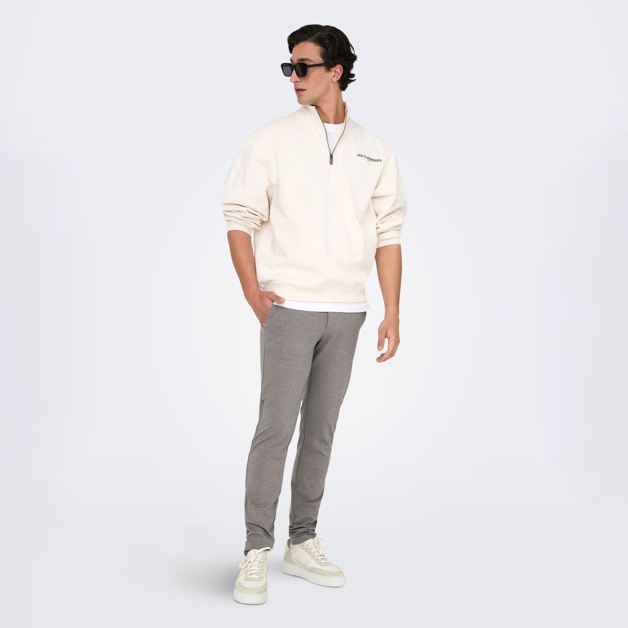 Only & Sons Mark Slim Tap Disty Broek Heren
