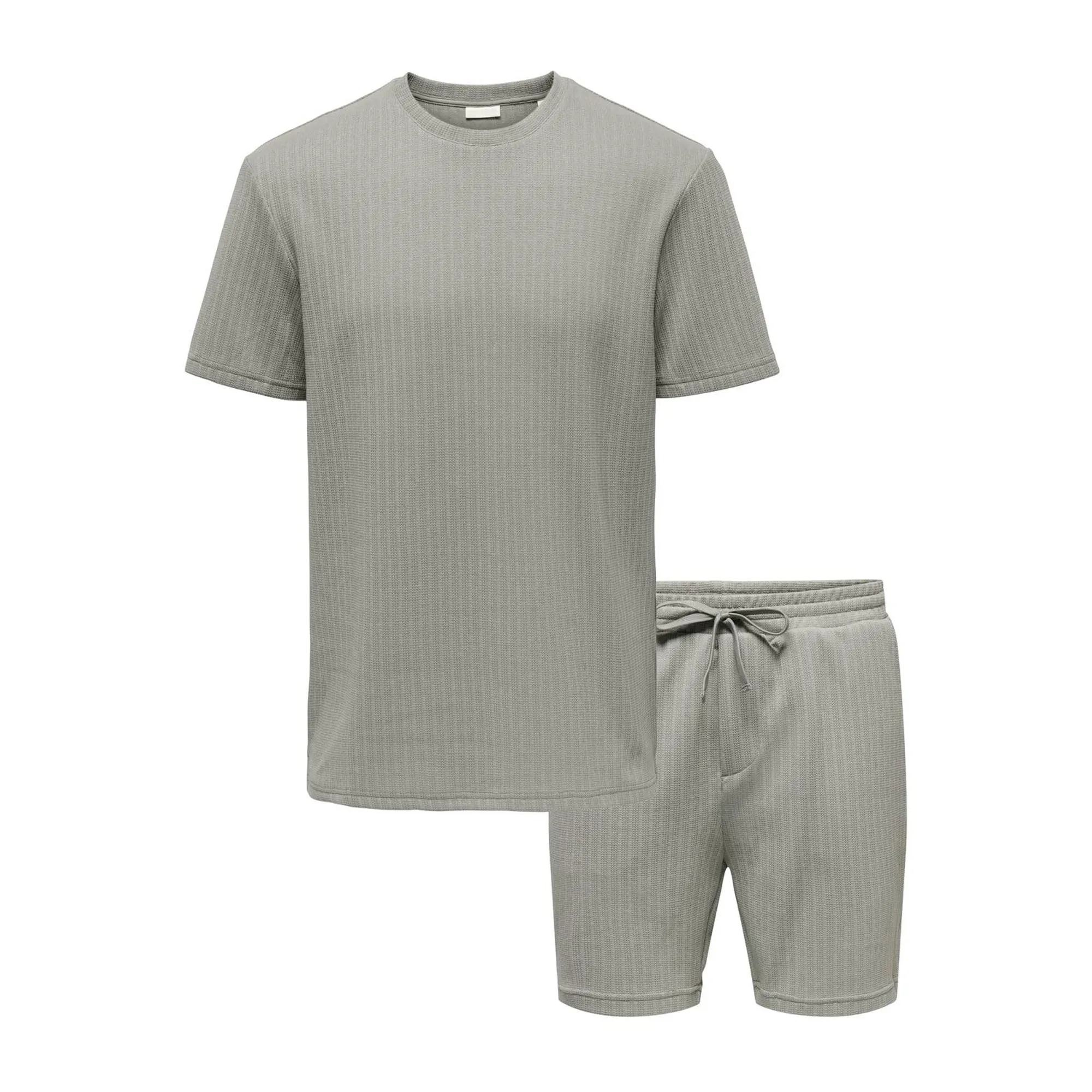 Only &amp; Sons Trey Life Regular Shirt and Short Set Heren