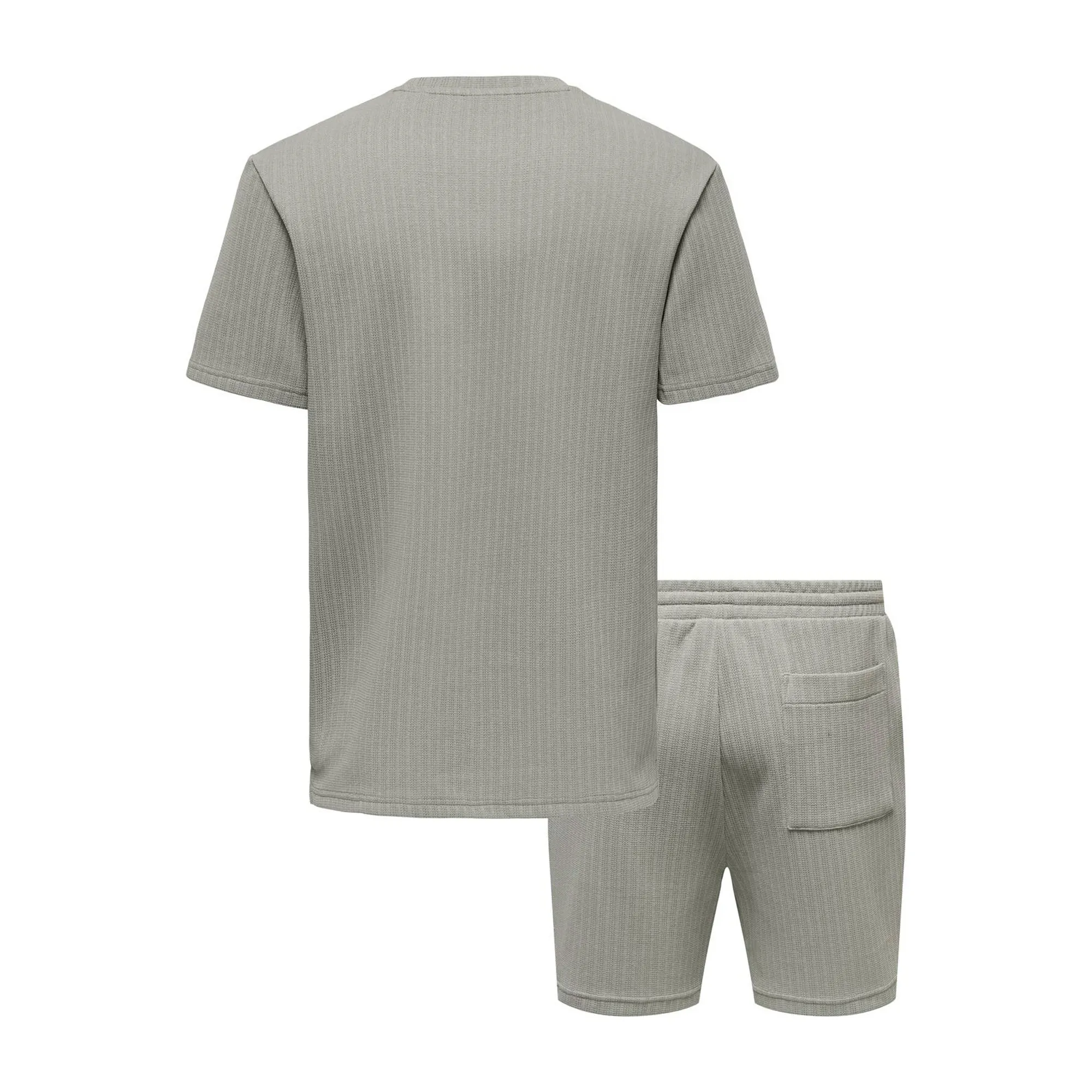 Only & Sons Trey Life Regular Shirt and Short Set Heren