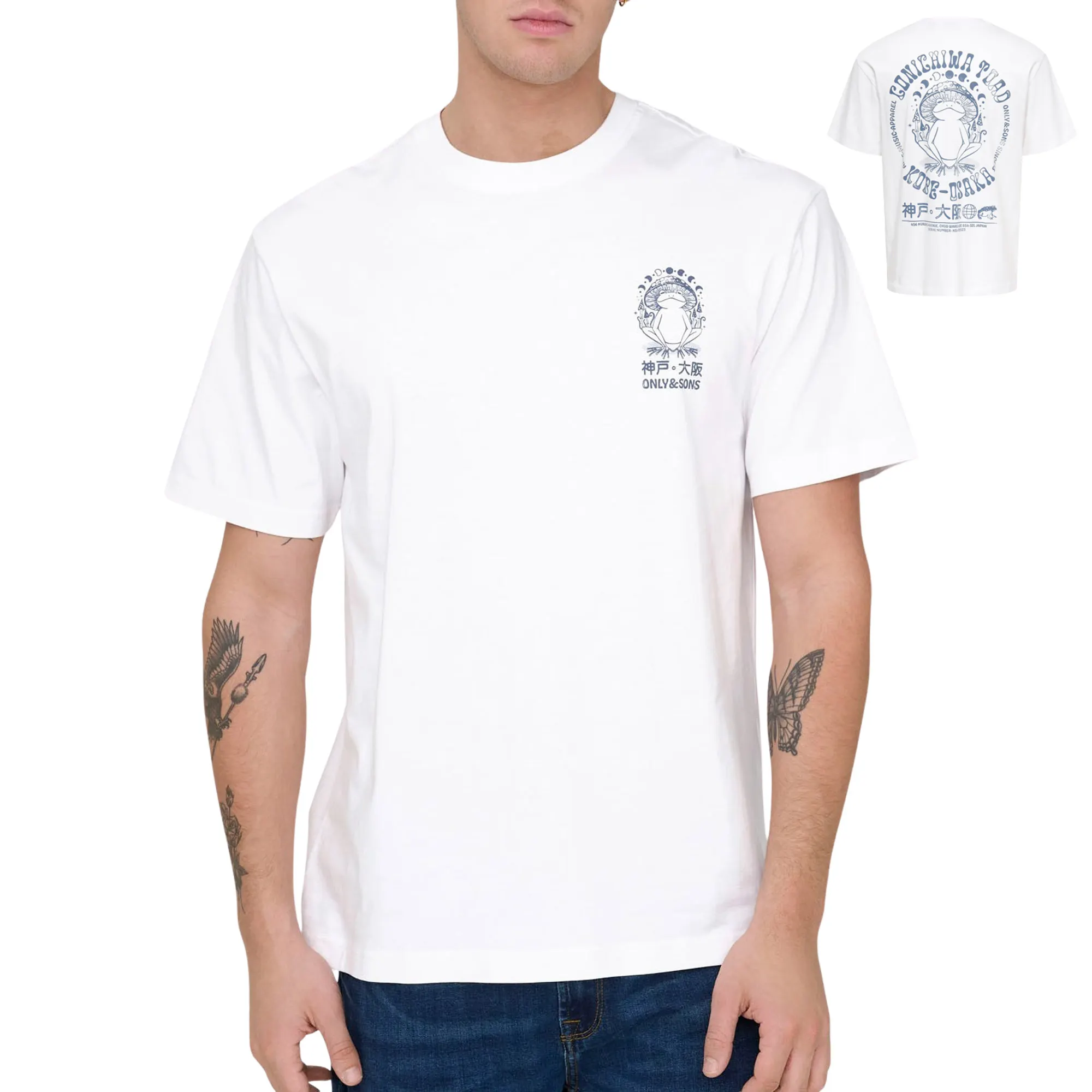 Only & Sons Fred Life Relaxed Print Shirt Heren