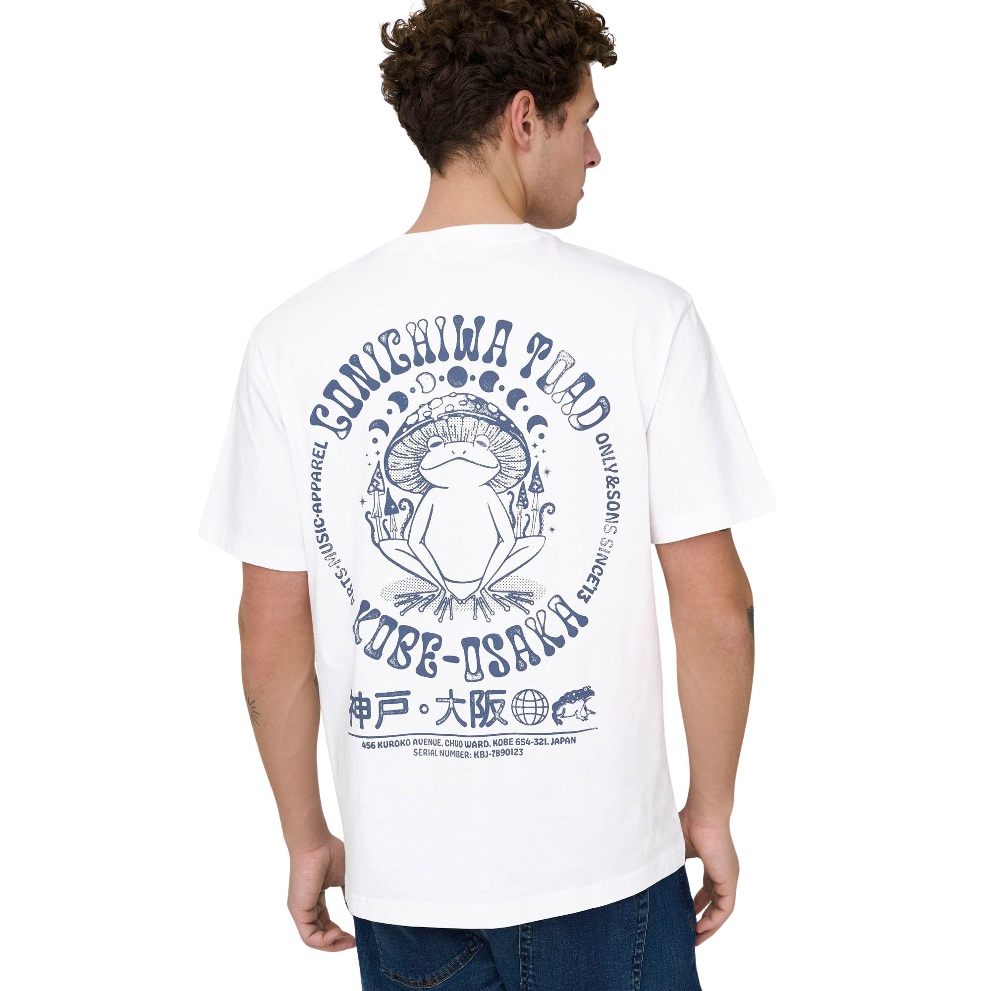 Only & Sons Fred Life Relaxed Print Shirt Heren