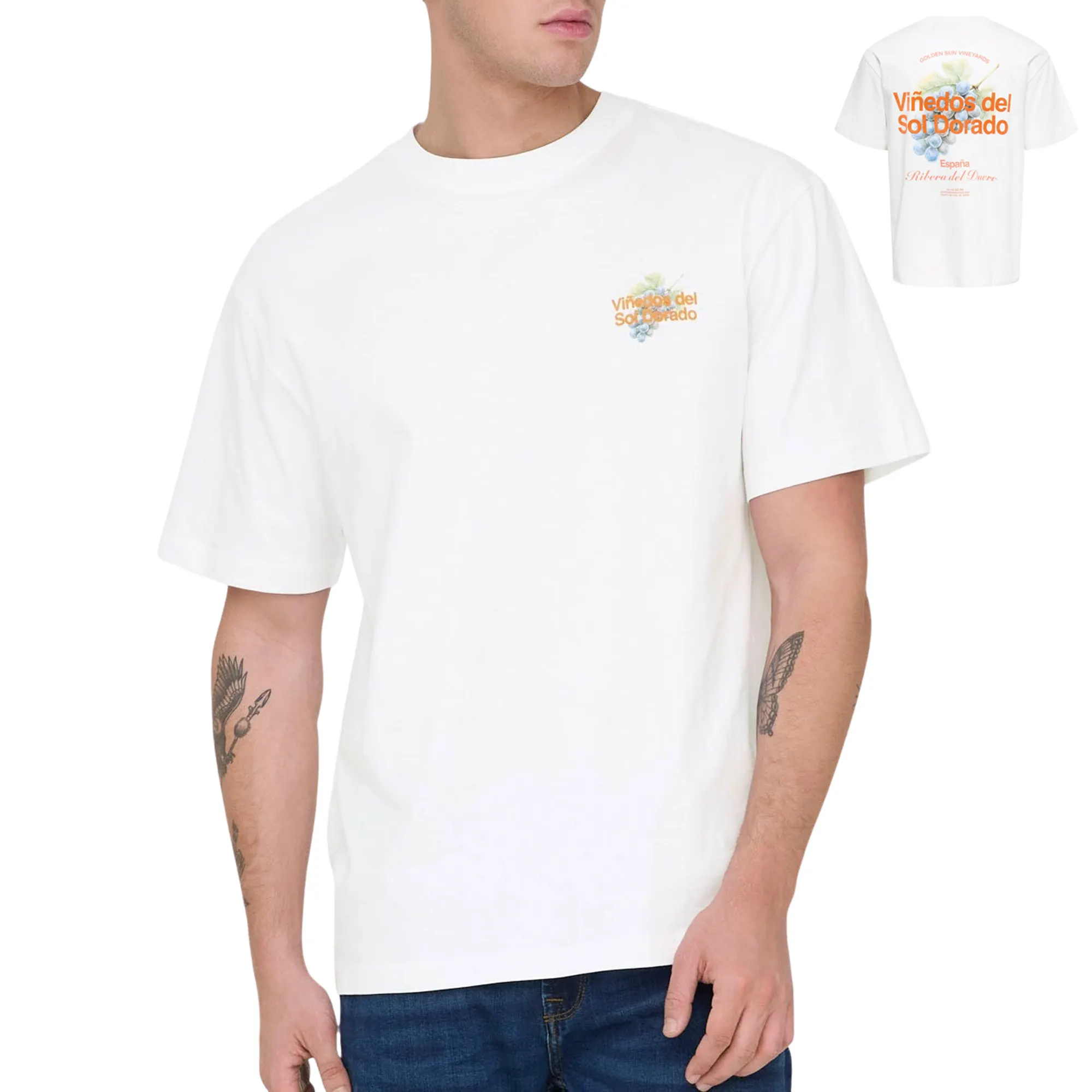 Only & Sons Fred Life Relaxed Print Shirt Heren