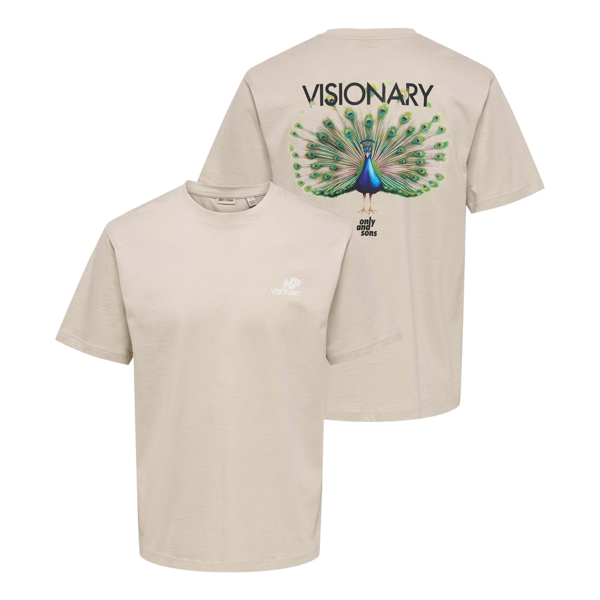 Only & Sons Fred Life Relaxed Print Shirt Heren