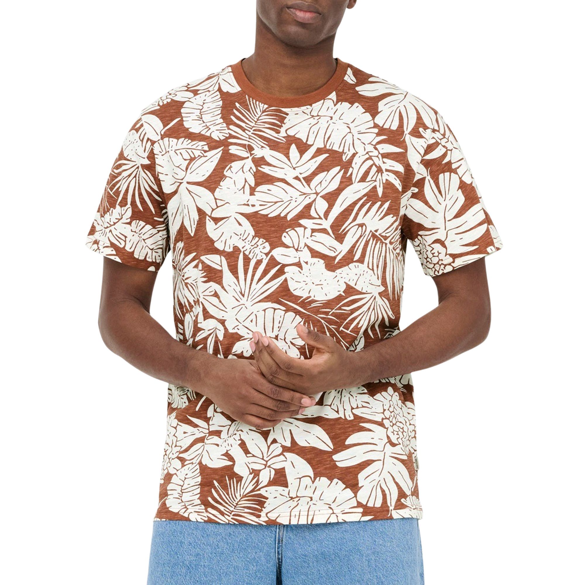 Only &amp; Sons Perry Life Regular Leaf AOP Shirt Heren