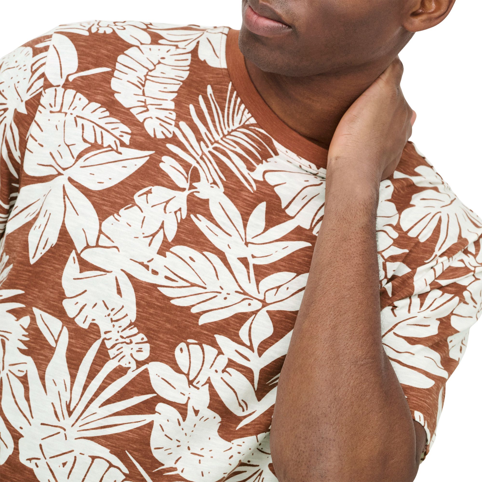 Only & Sons Perry Life Regular Leaf AOP Shirt Heren