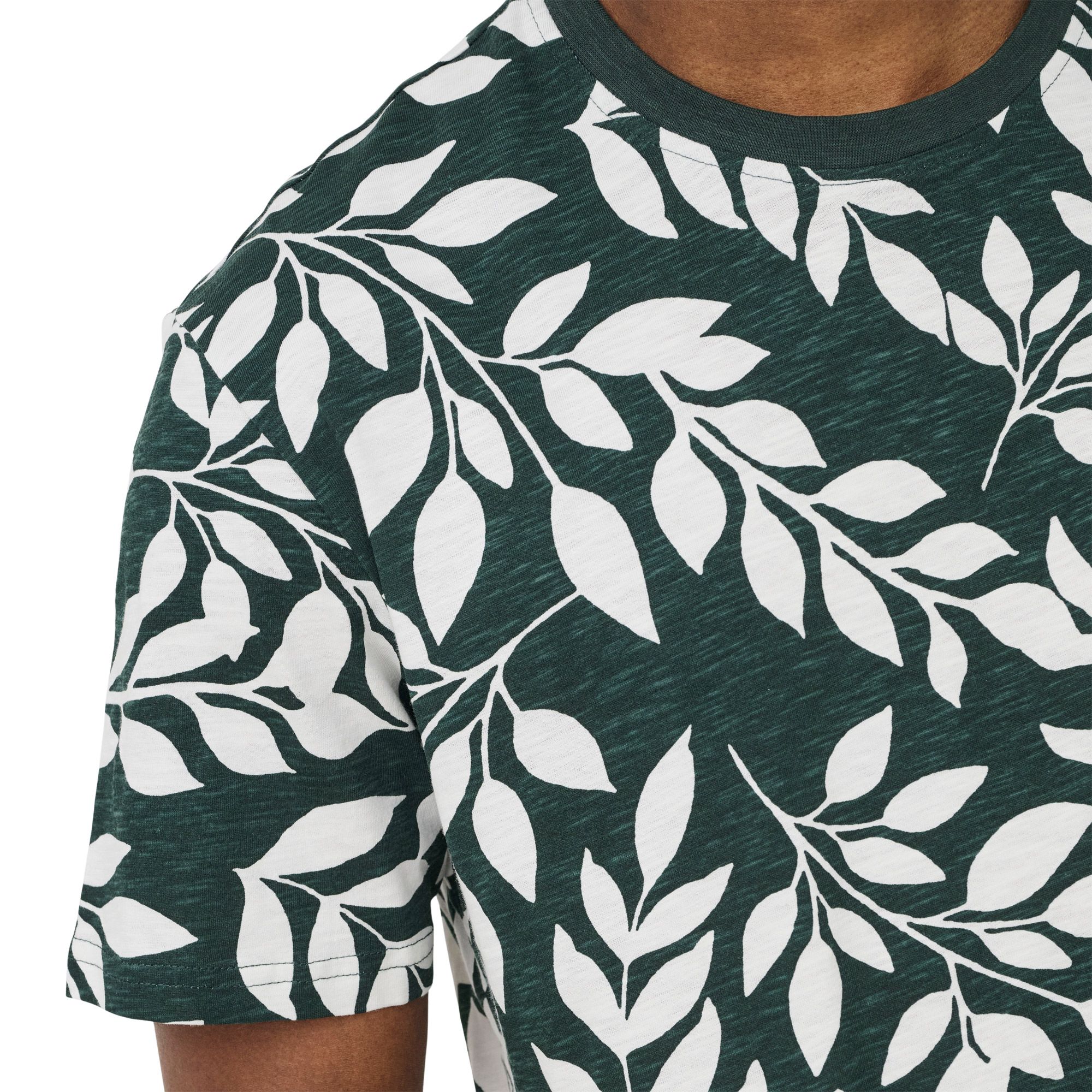 Only & Sons Perry Life Regular Leaf AOP Shirt Heren