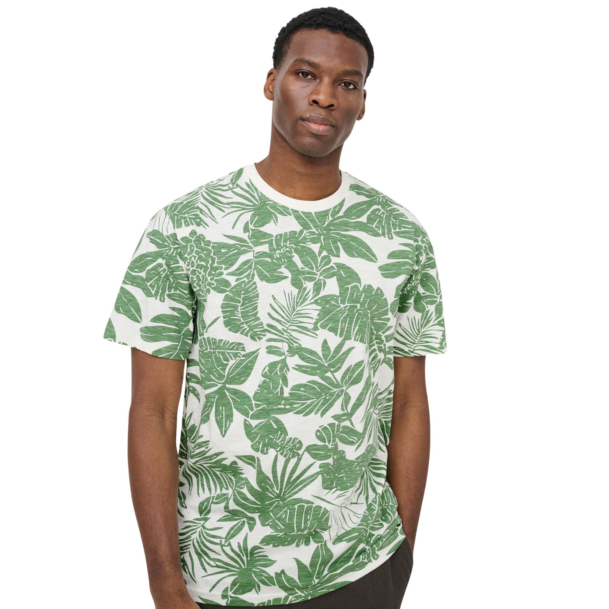 Only & Sons Perry Life Regular Leaf AOP Shirt Heren