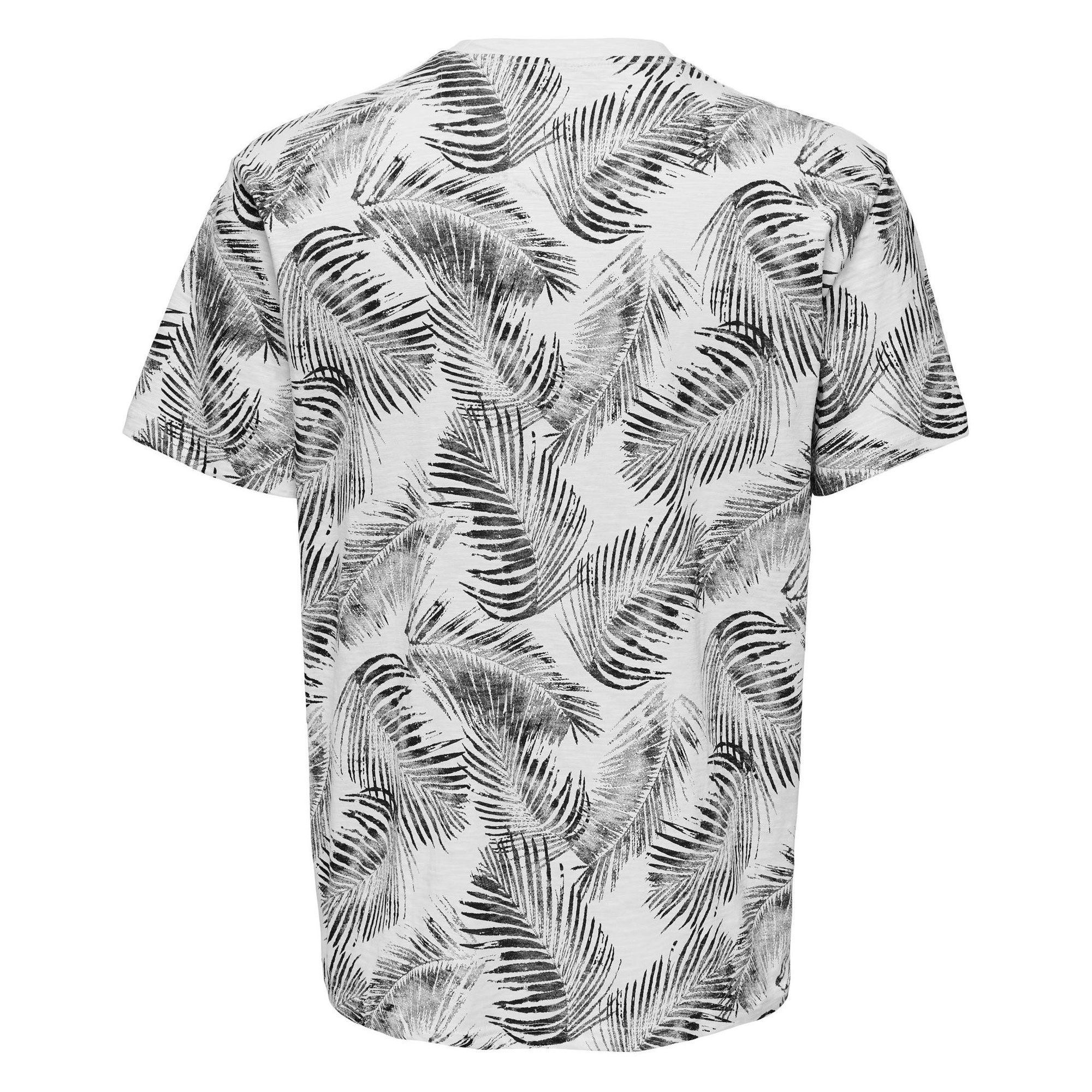 Only & Sons Perry Life Regular Leaf AOP Shirt Heren