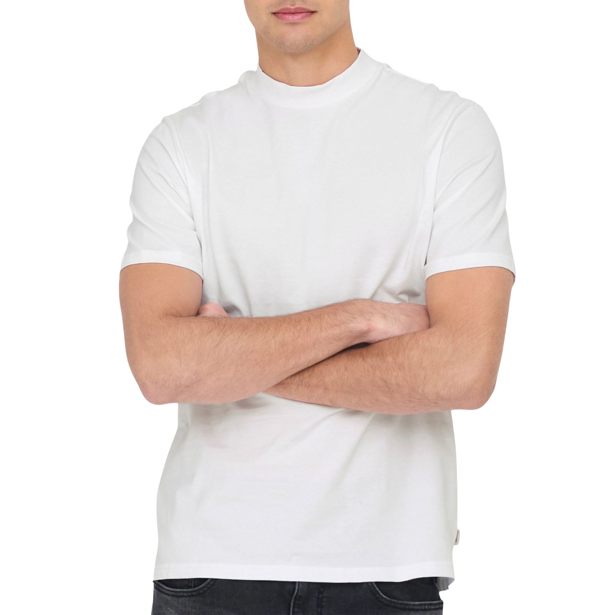 Seulement & Sons Otis Life Mock Neck Shirt Heren