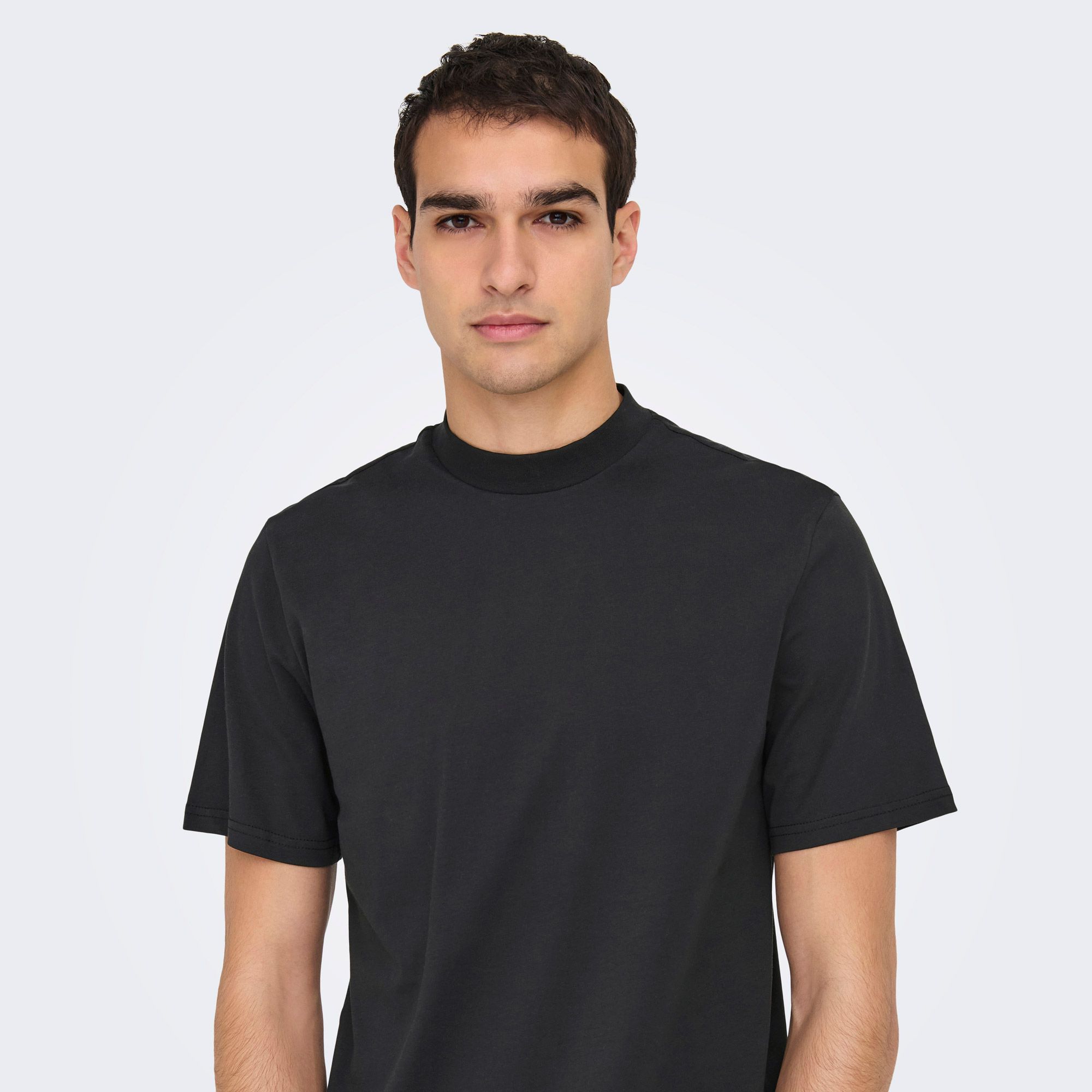 Seulement & Sons Otis Life Mock Neck Shirt Heren